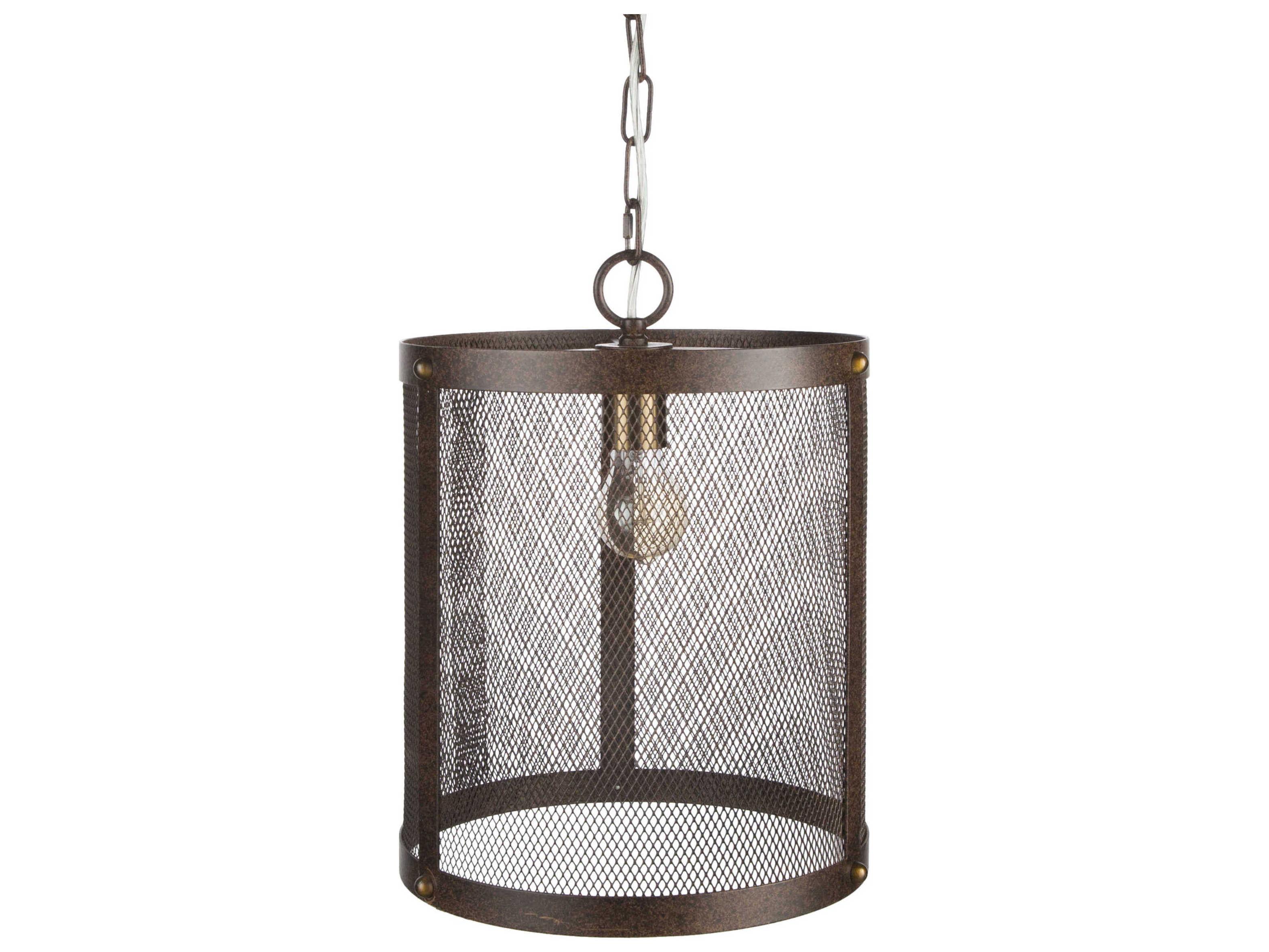 Surya Lombard 1-Light Metallic Bronze Pendant