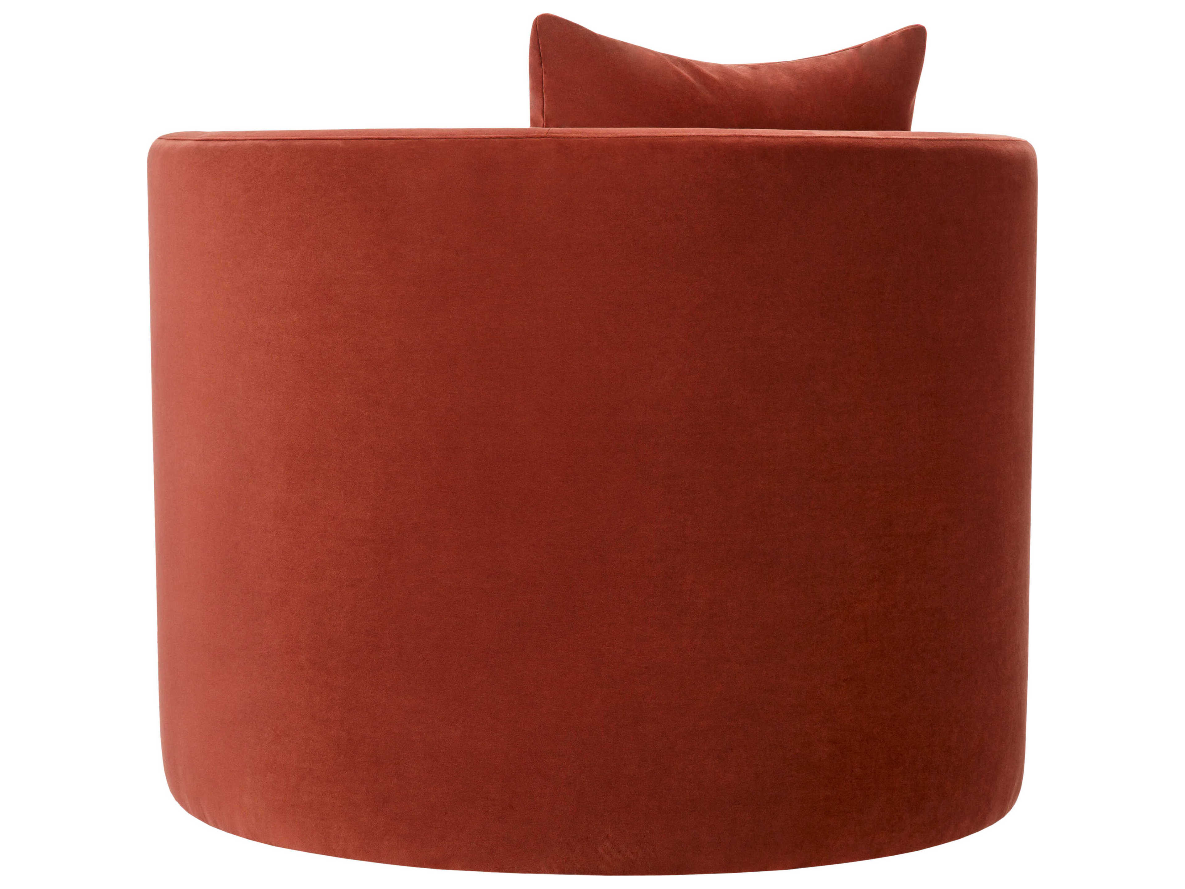 Surya Lorient Swivel Burgundy Accent Chair