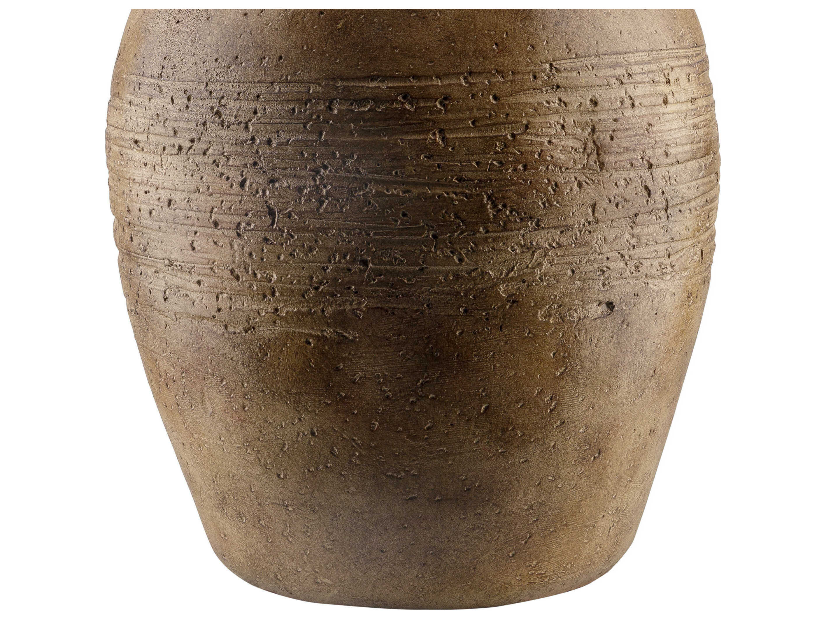 Surya Lirael Brick White Linen Brown Buffet Lamp