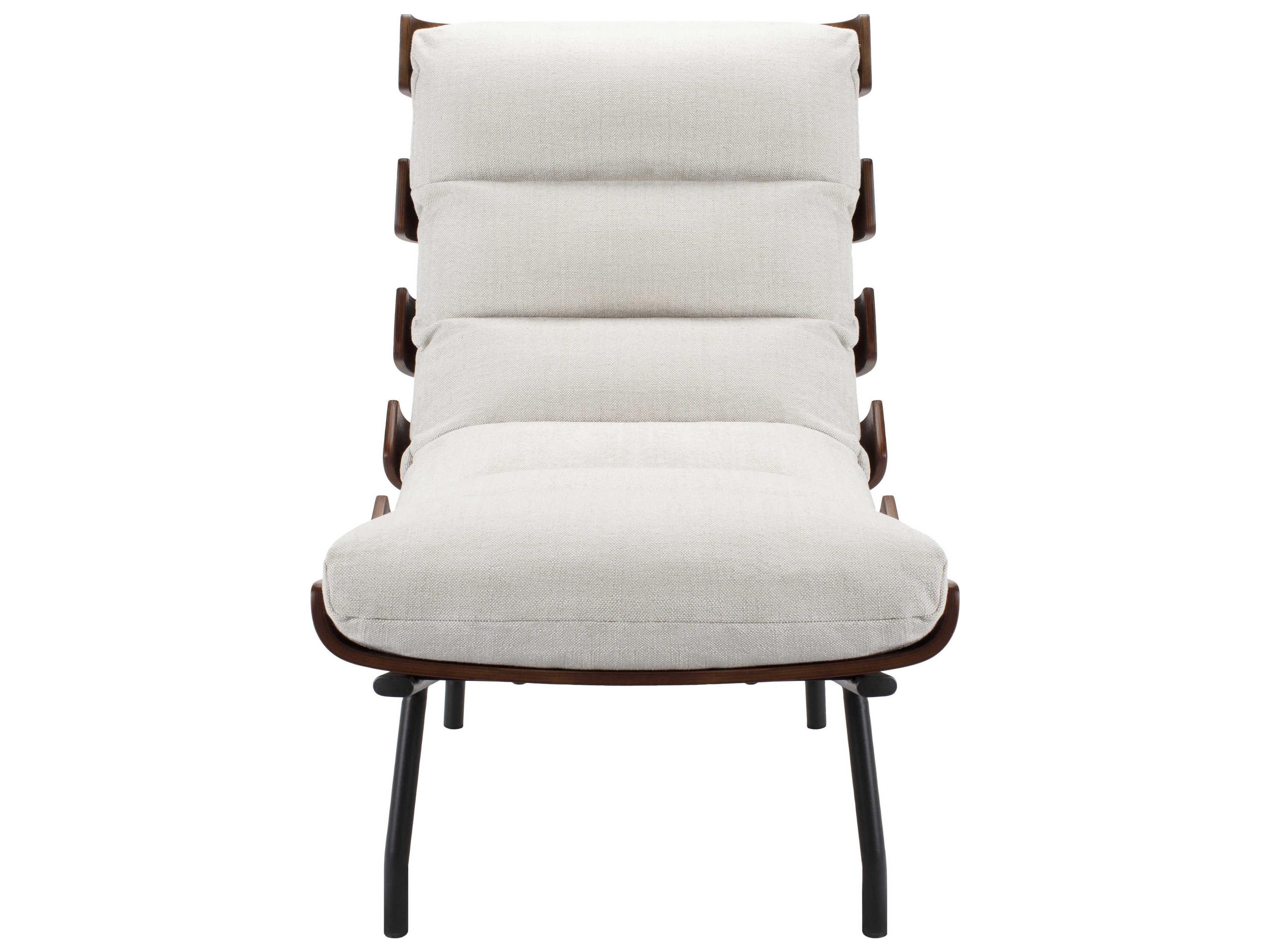 Surya Laval White Accent Chair