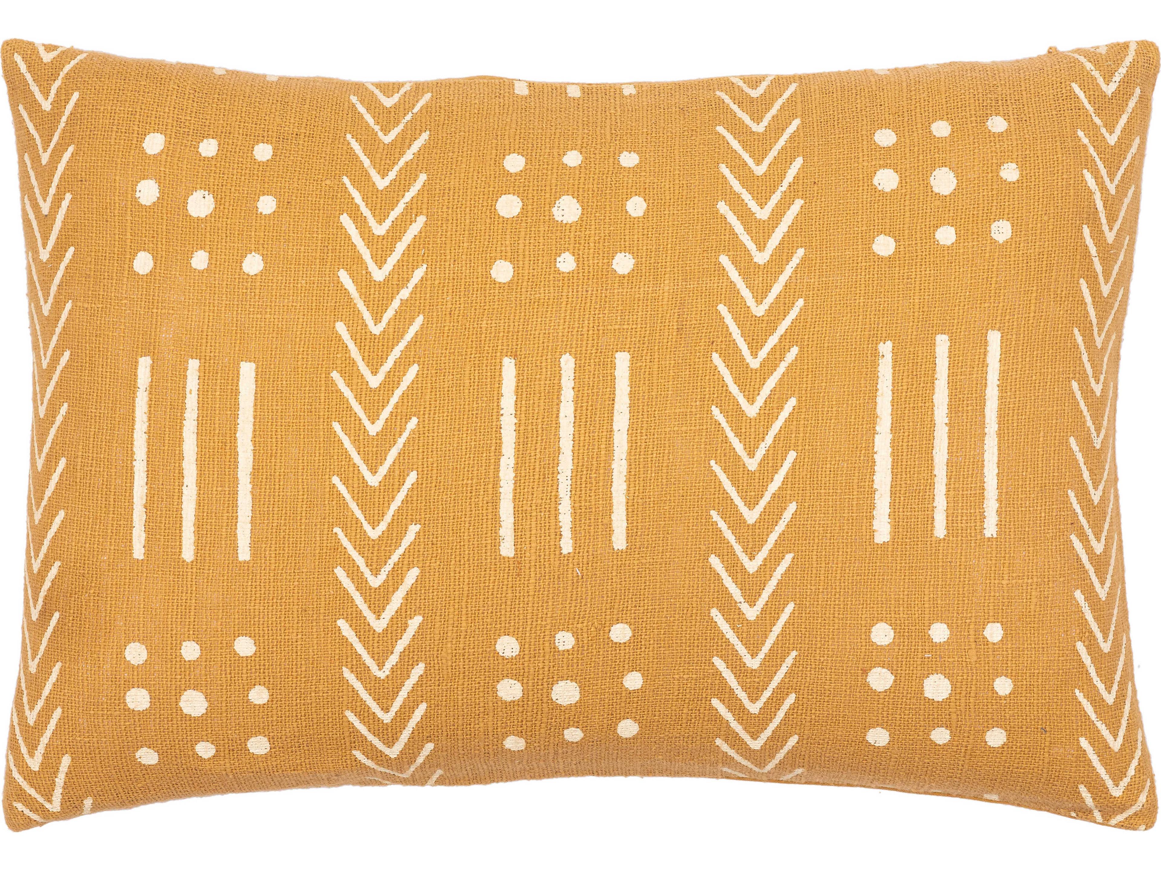 Surya Malian Mustard / Beige Pillow