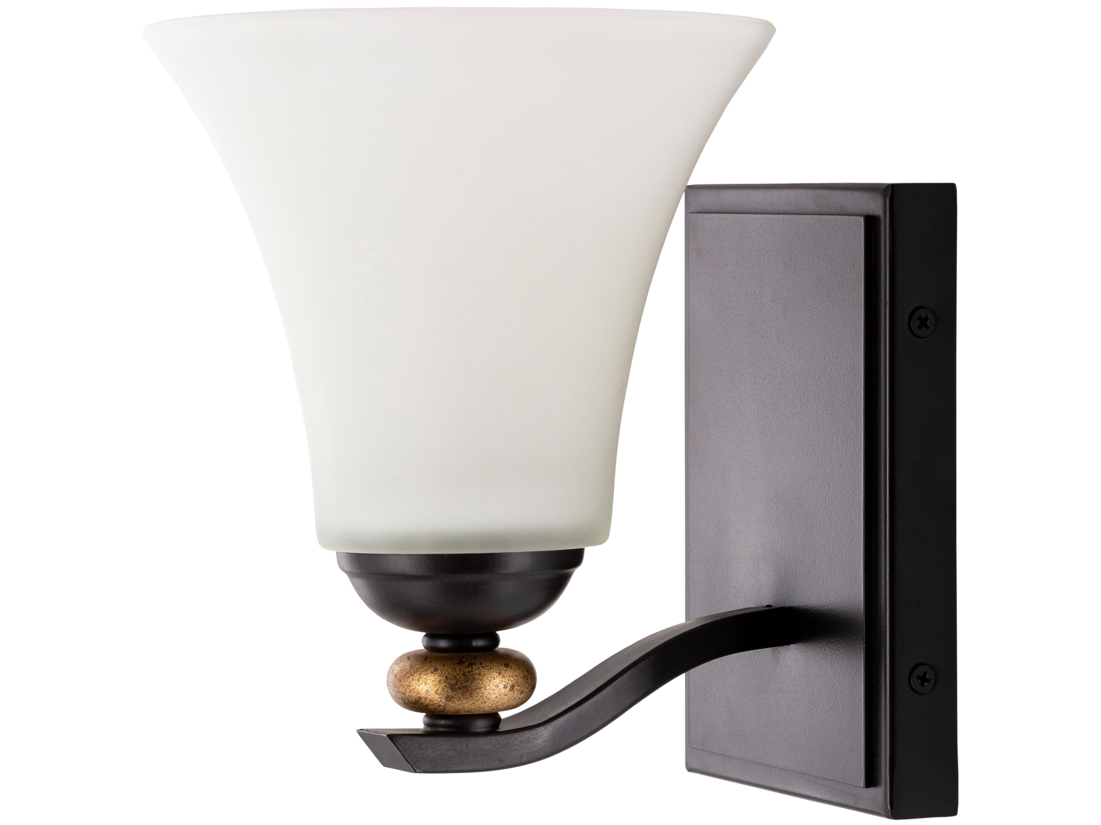 Surya Maddux 1-Light Black Wall Sconce