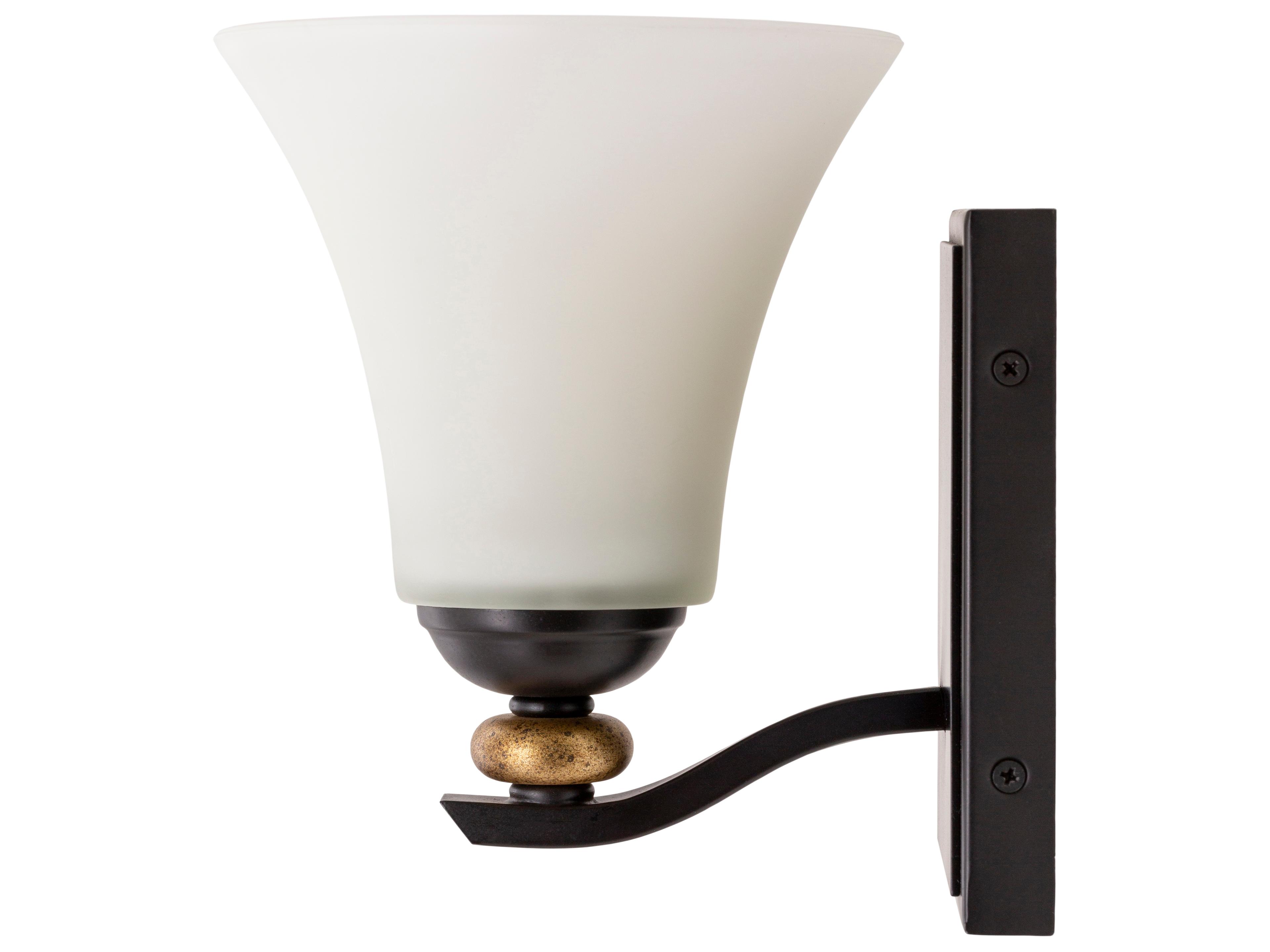 Surya Maddux 1-Light Black Wall Sconce