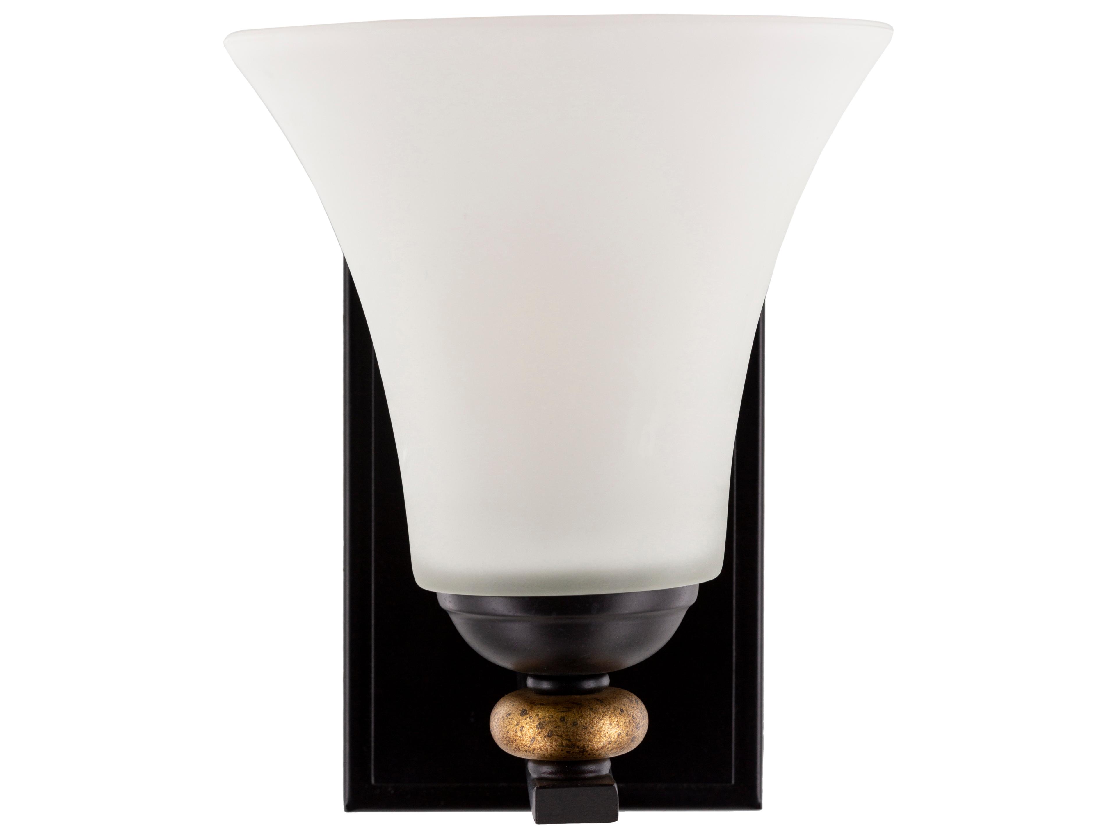 Surya Maddux 1-Light Black Wall Sconce