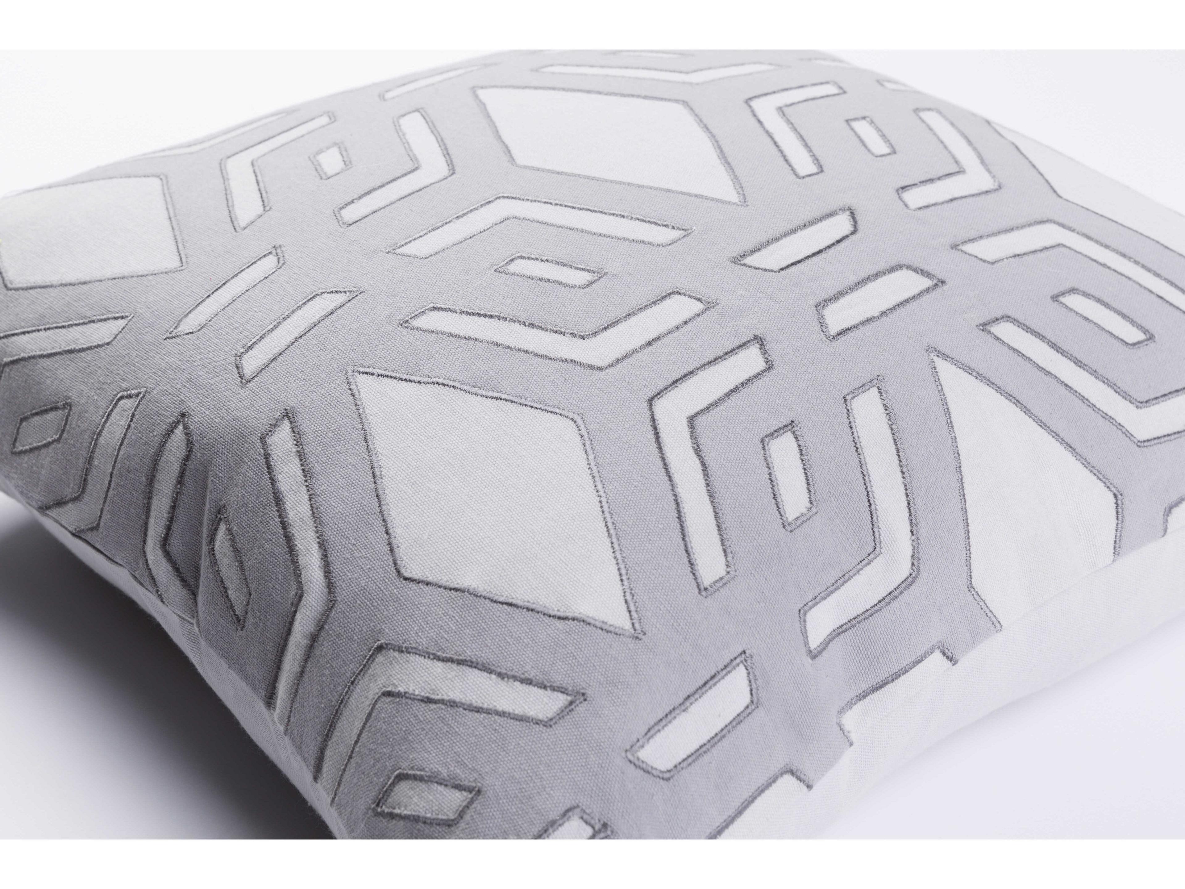 Surya Alexander Wyly Millbrook Gray Pillow