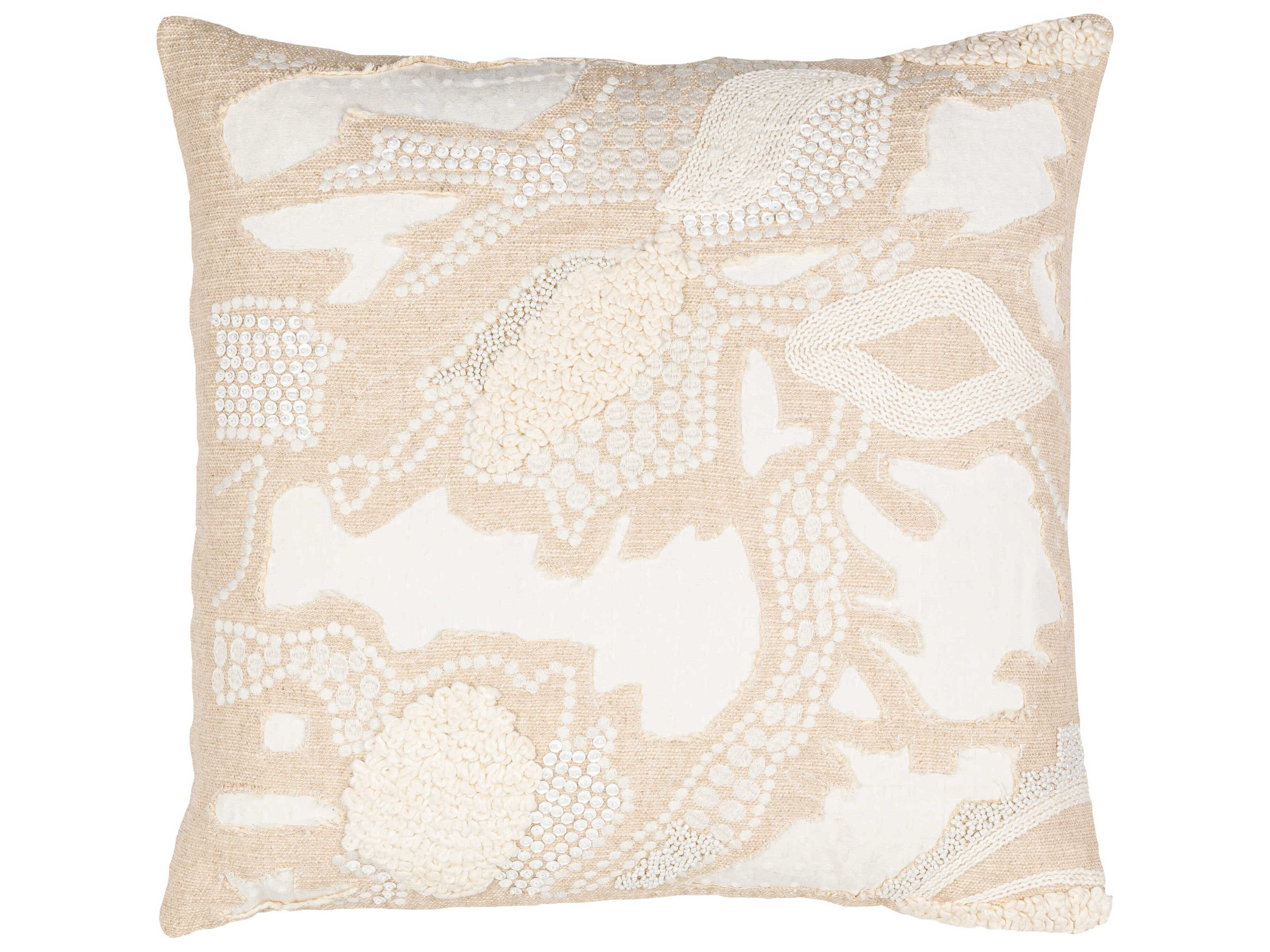 Surya Maricopa Beige / Ivory / Cream Pillow