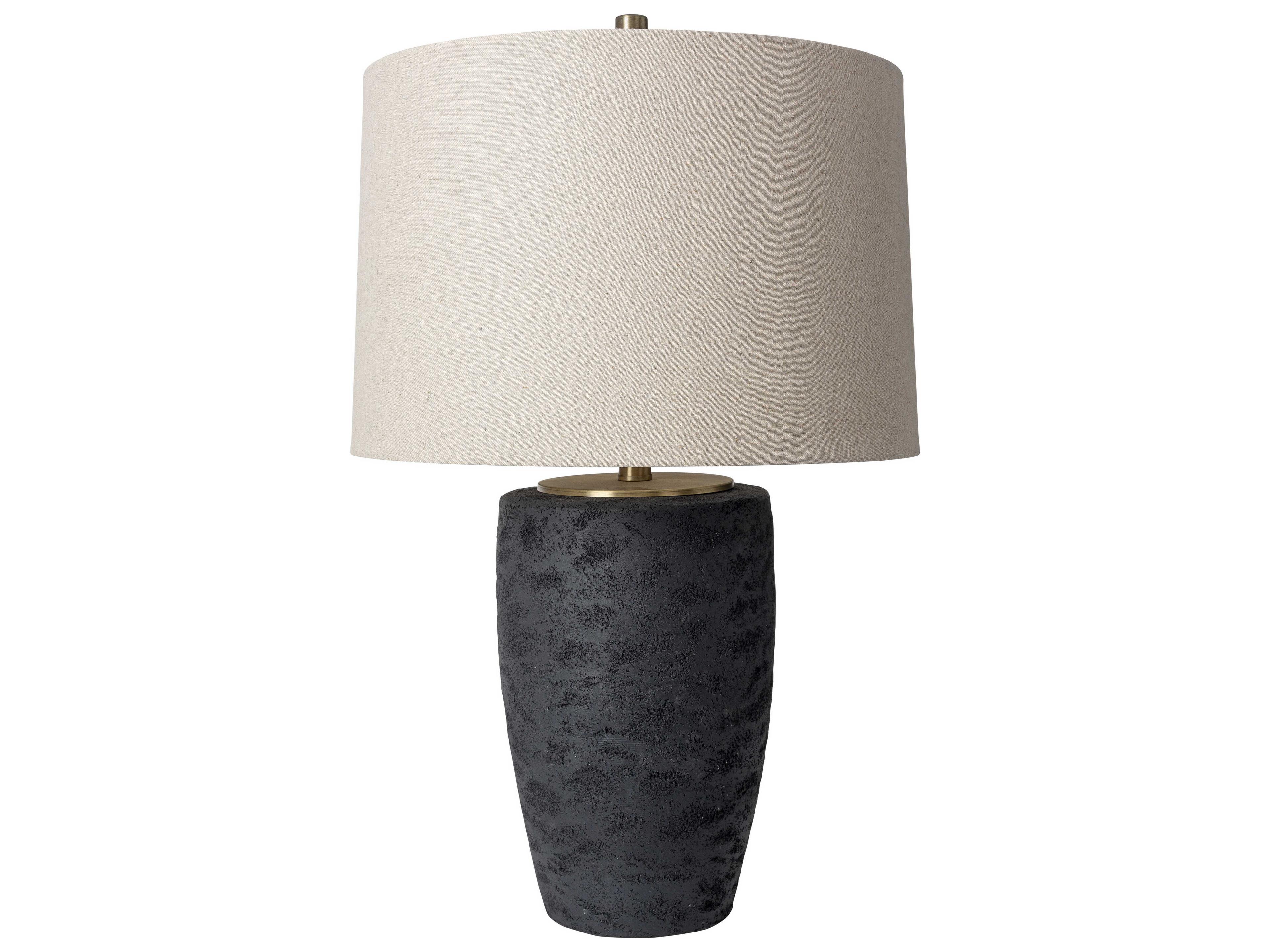 Surya Mowgli Black Buffet Lamp