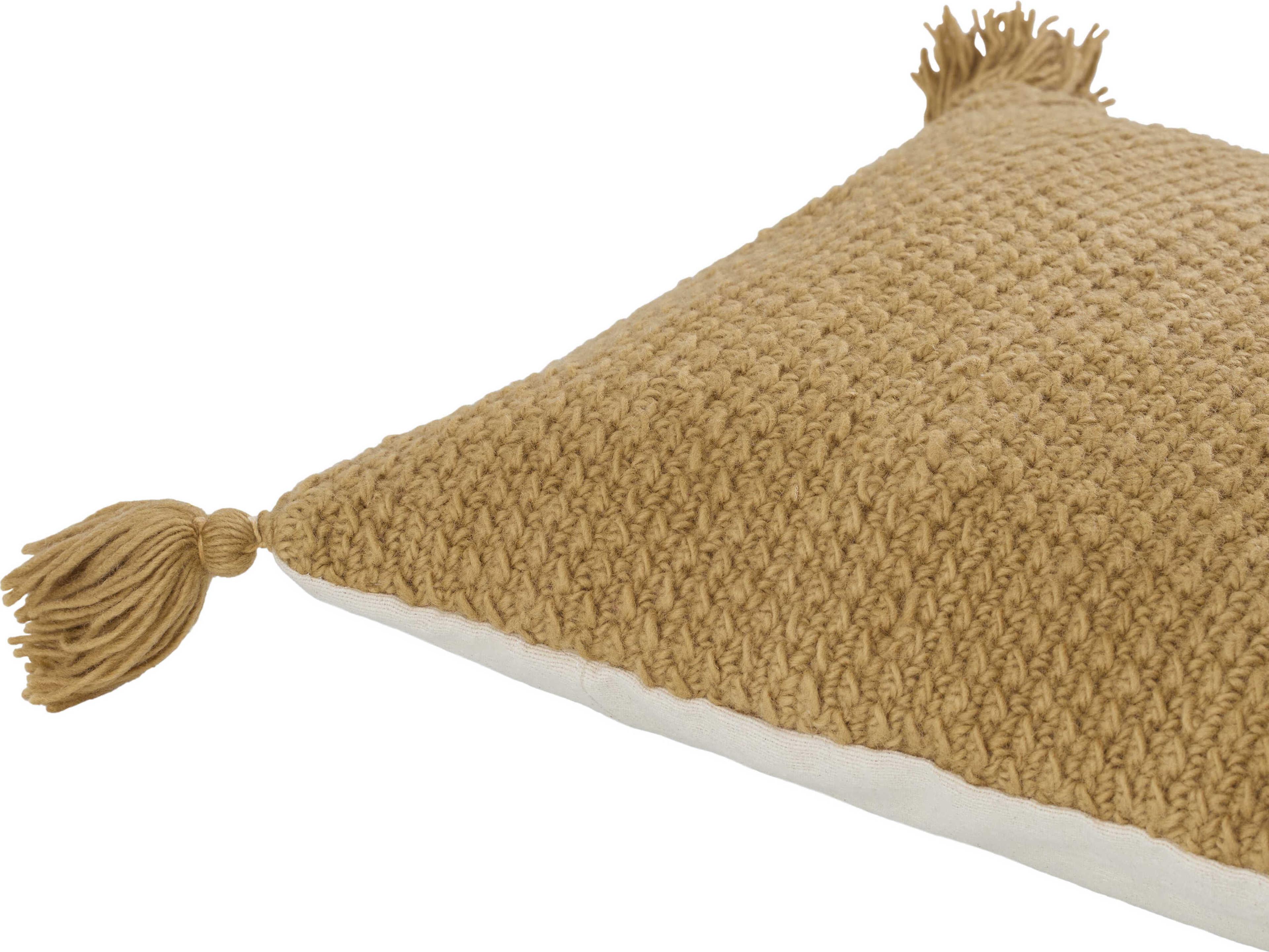 Surya Makrome Yellow Pillow