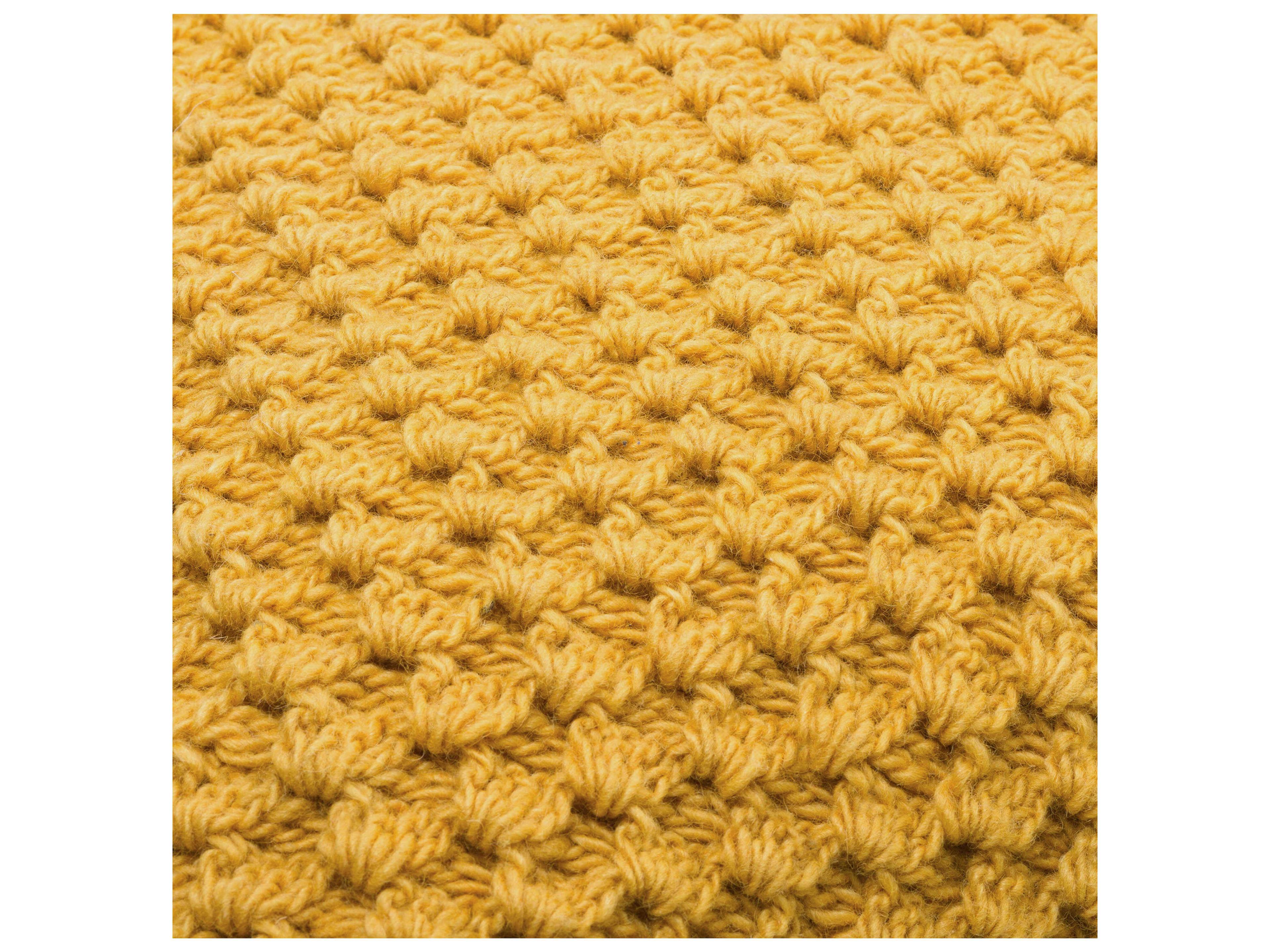 Surya Makrome Saffron Pillow