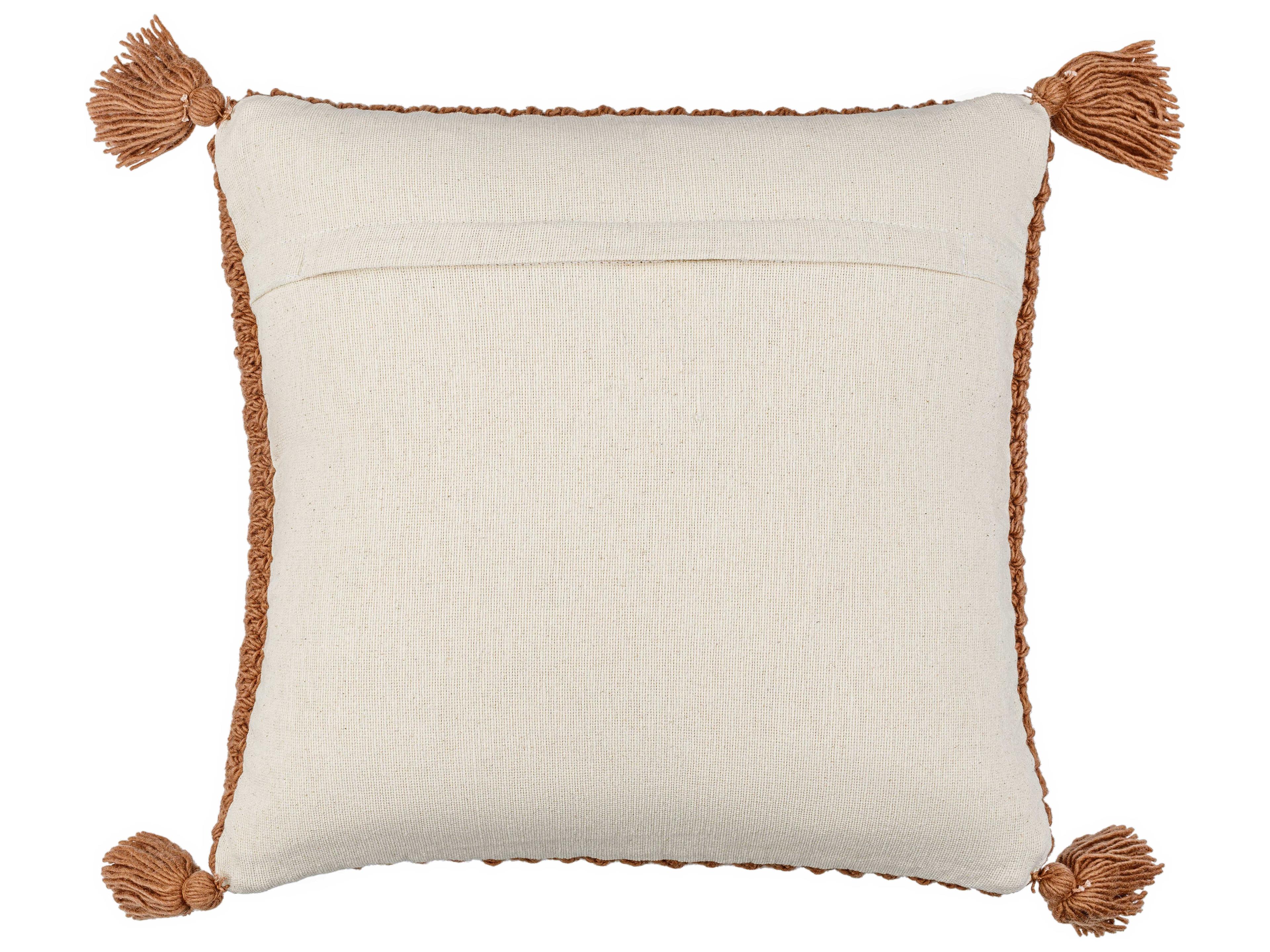 Surya Makrome Burnt Orange Pillow