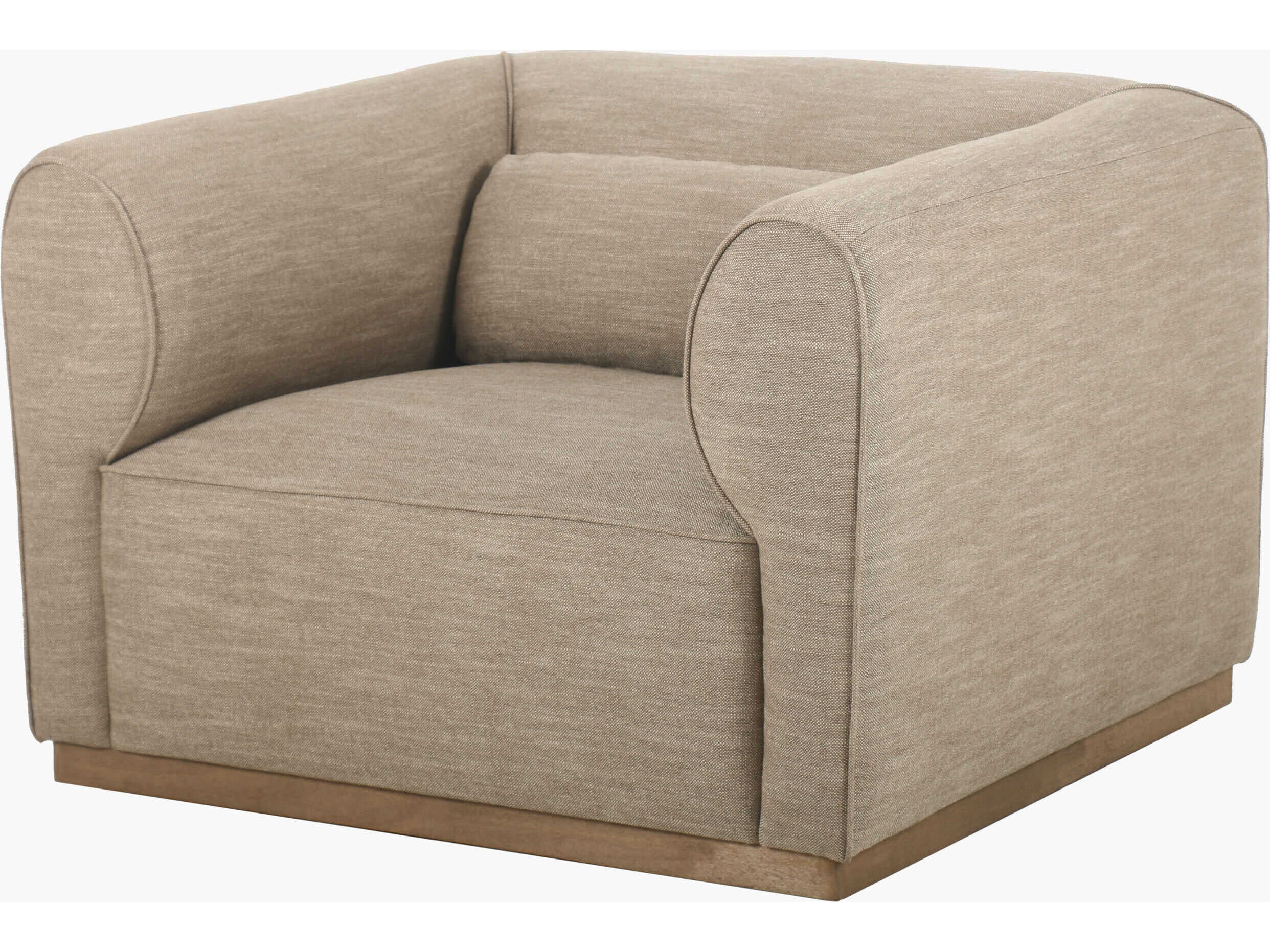 Surya Moore Beige Accent Chair