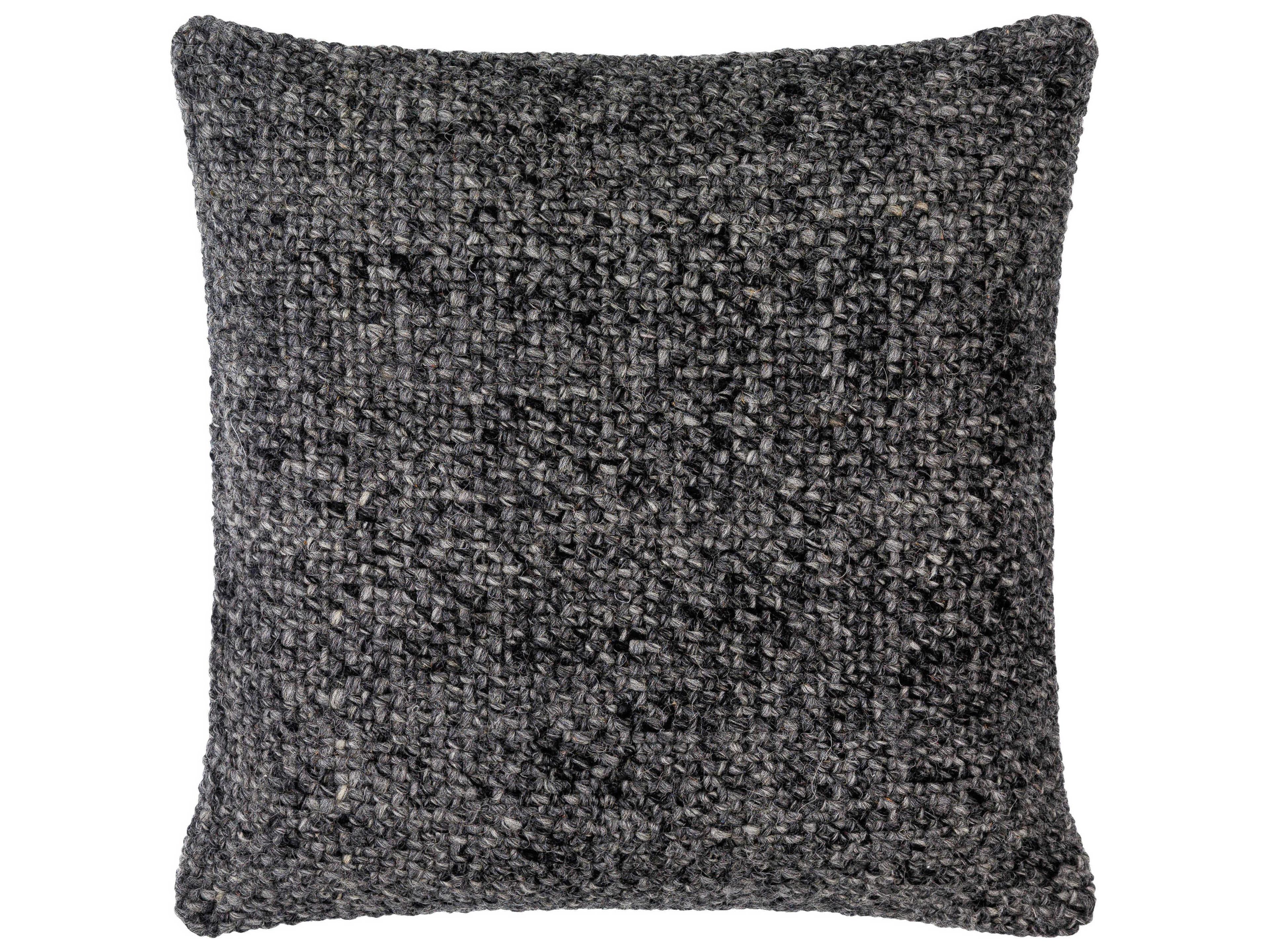 Surya Murphy Black Pillow