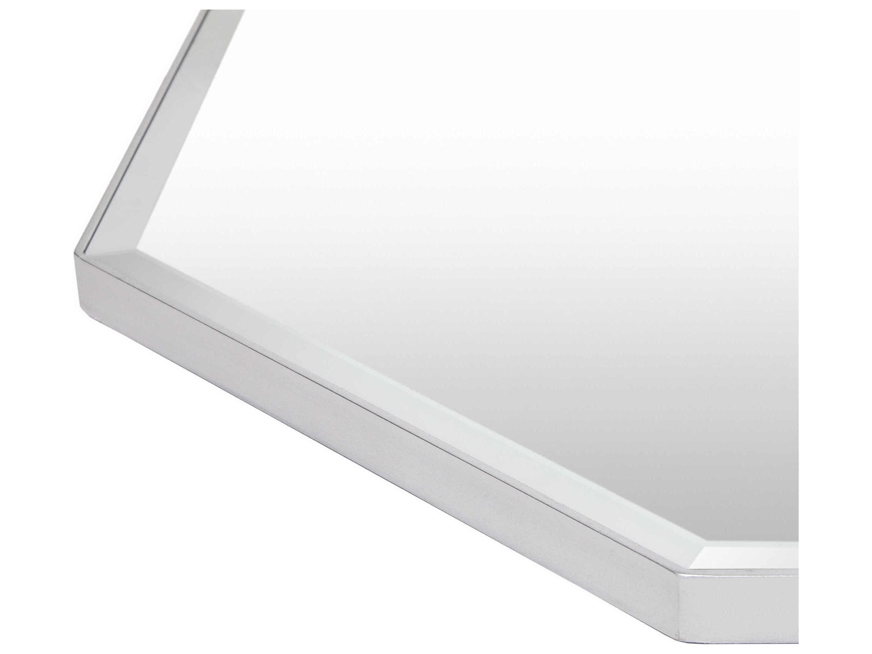 Surya Mccord Metallic Silver Wall Mirror