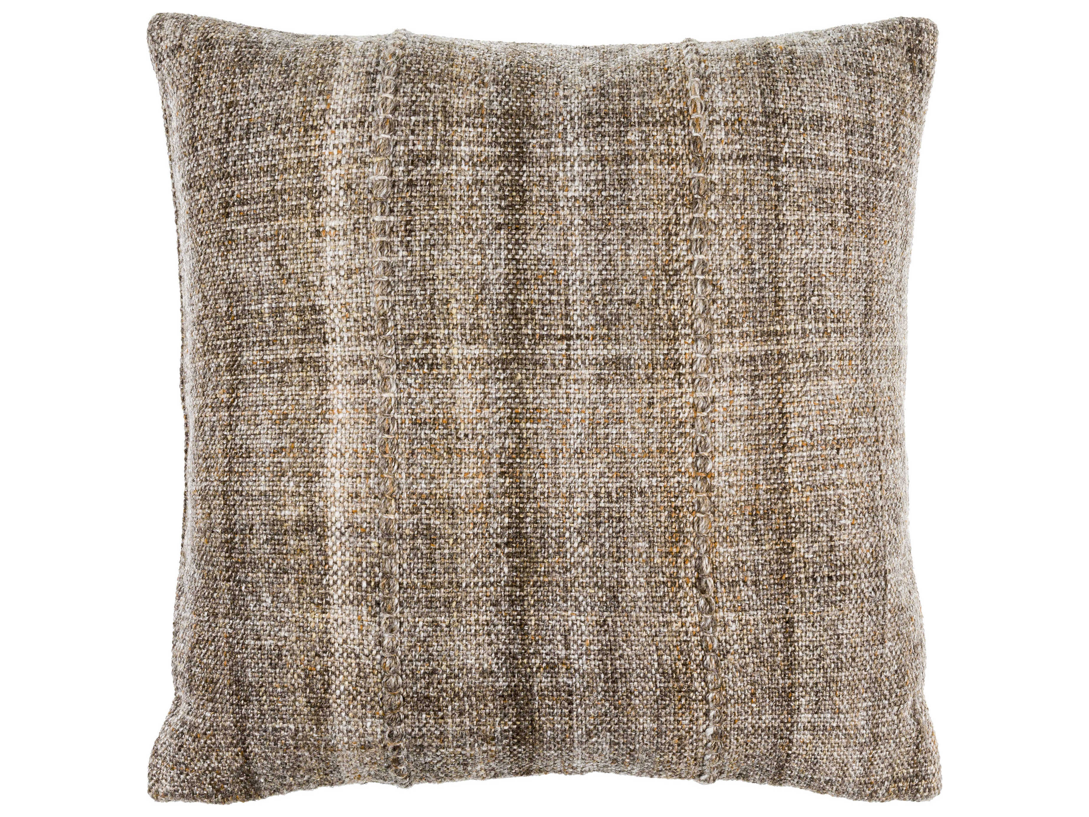 Surya Mudcloth Taupe Pillow