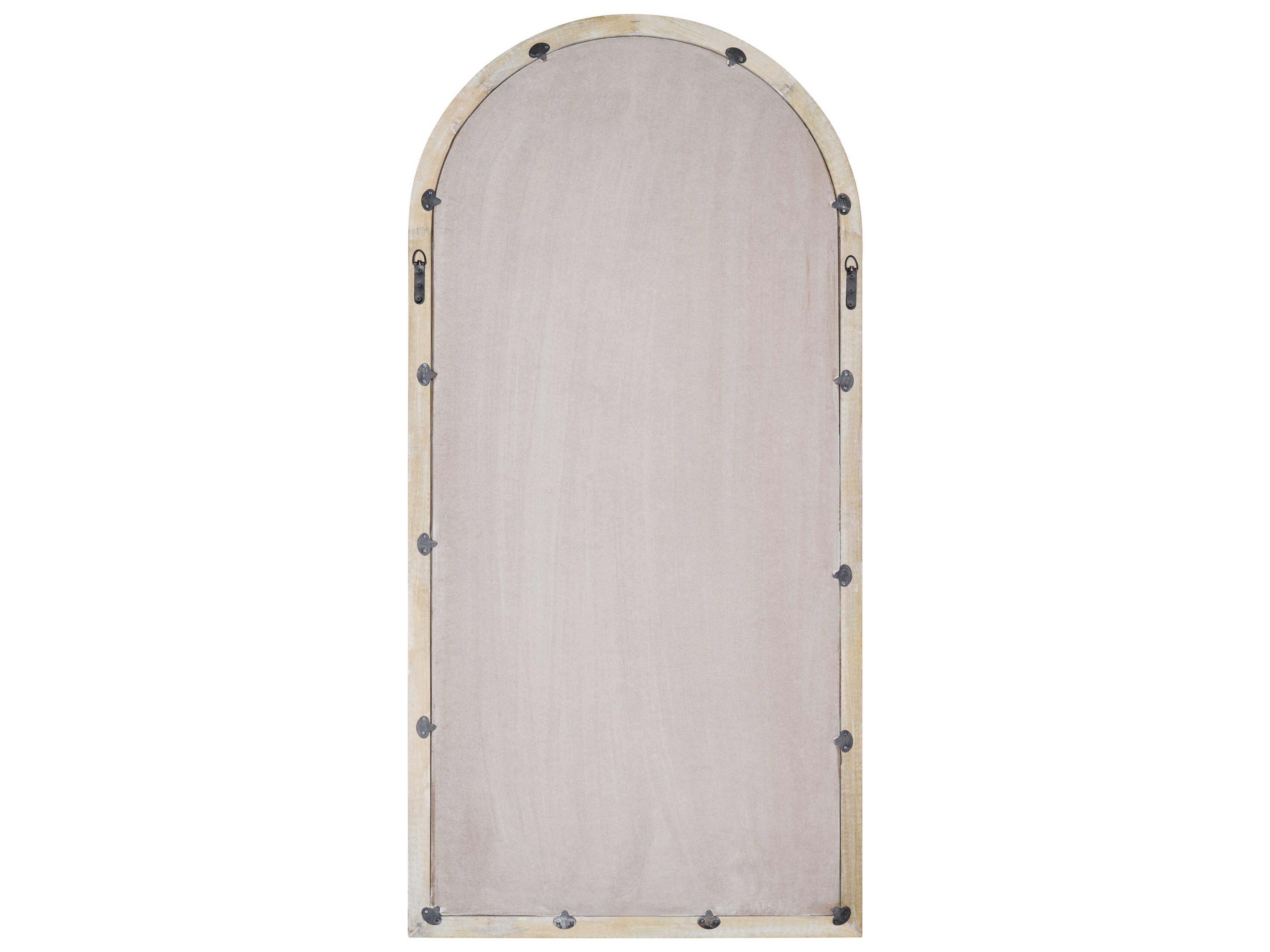 Surya Nahla White Floor Mirror