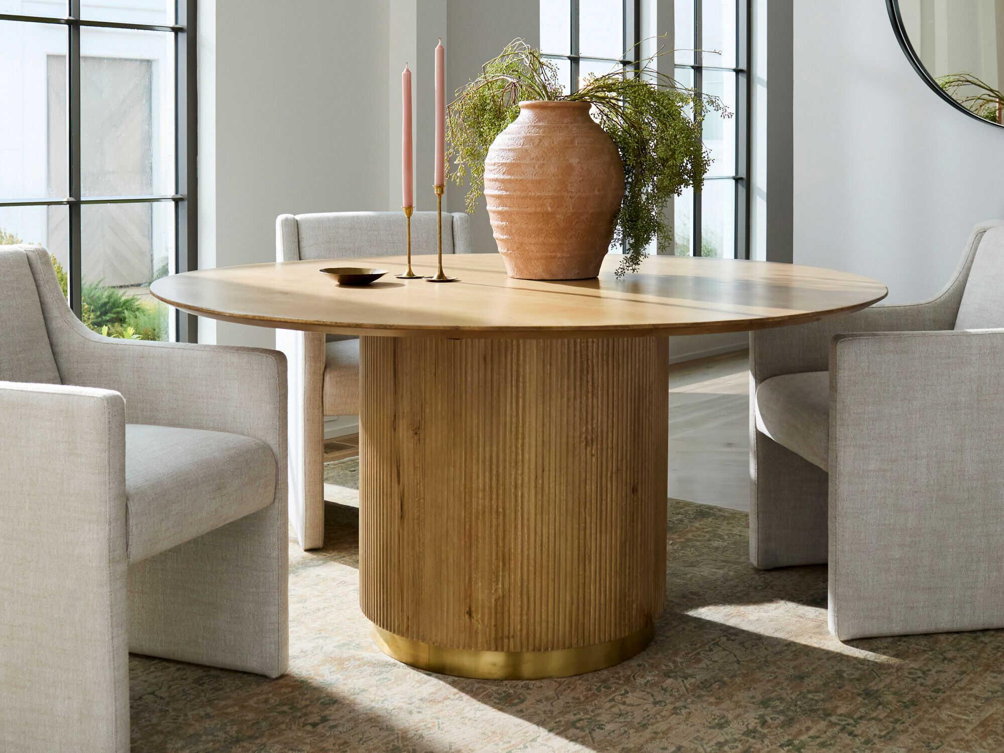 Surya Nems Mango Wood Dining Room Set