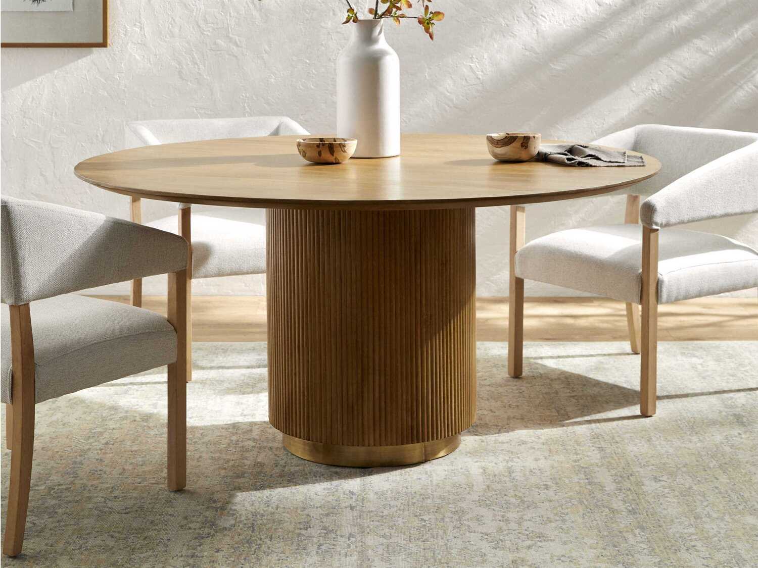 Surya Nems Mango Wood Dining Room Set
