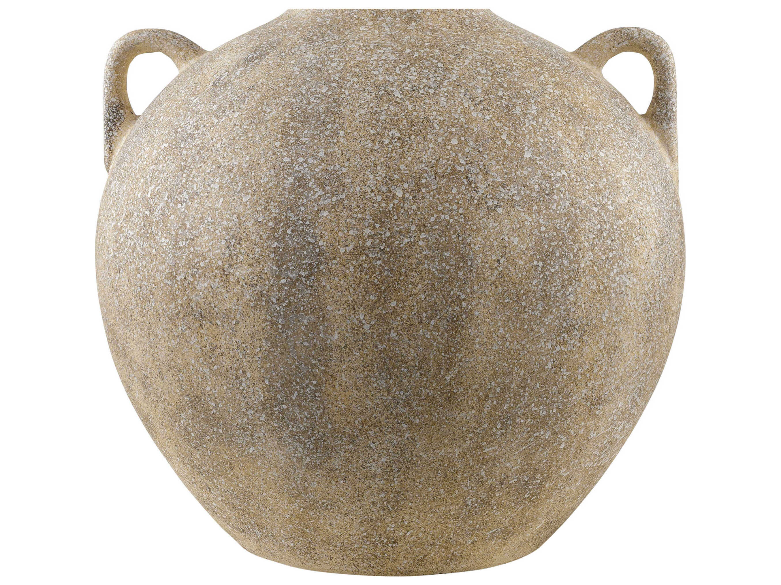 Surya Nivalis Gray White Linen Table Lamp