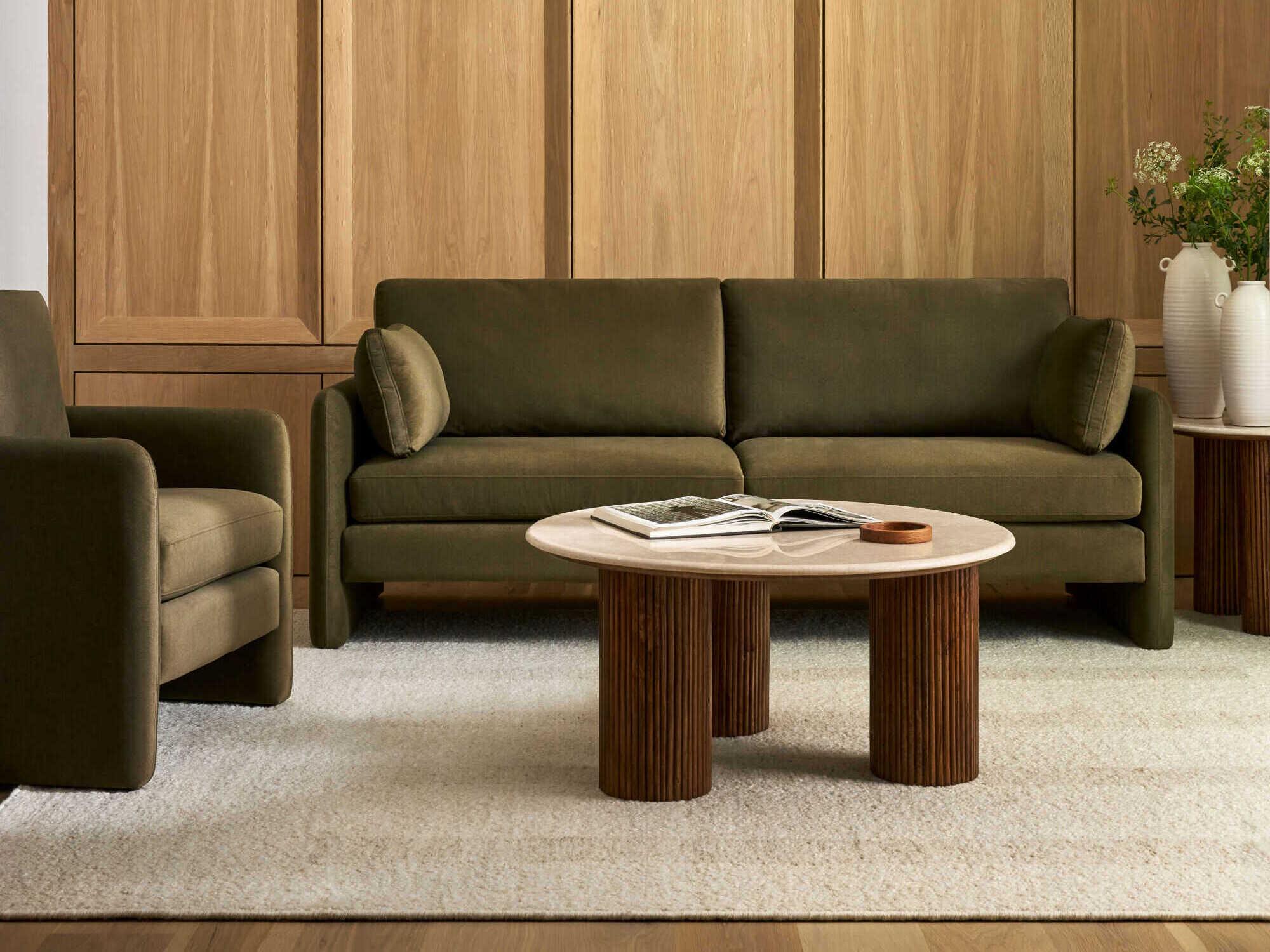 Surya Niya Green Accent Chair