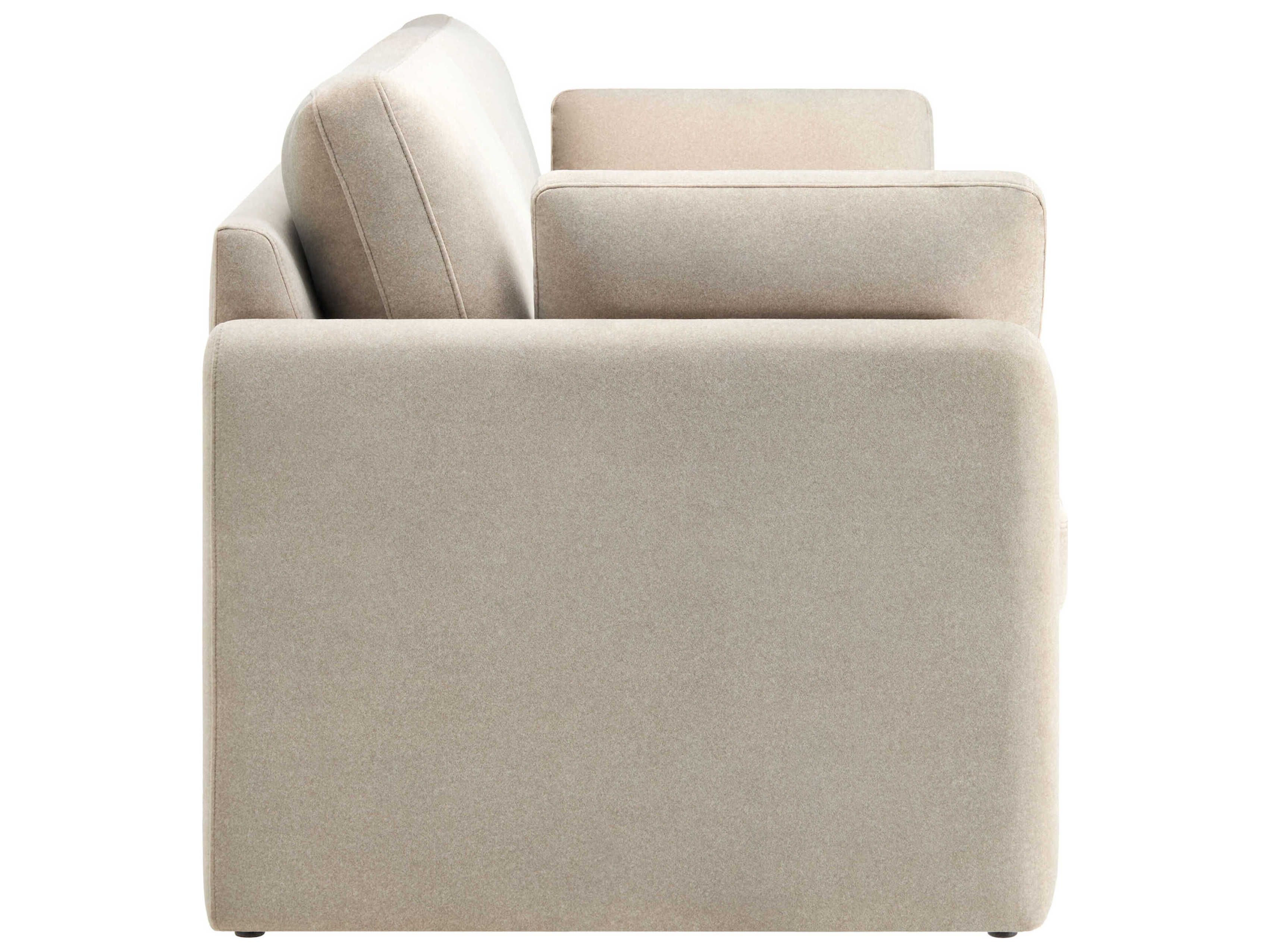 Surya Niya Beige Upholstered Sofa
