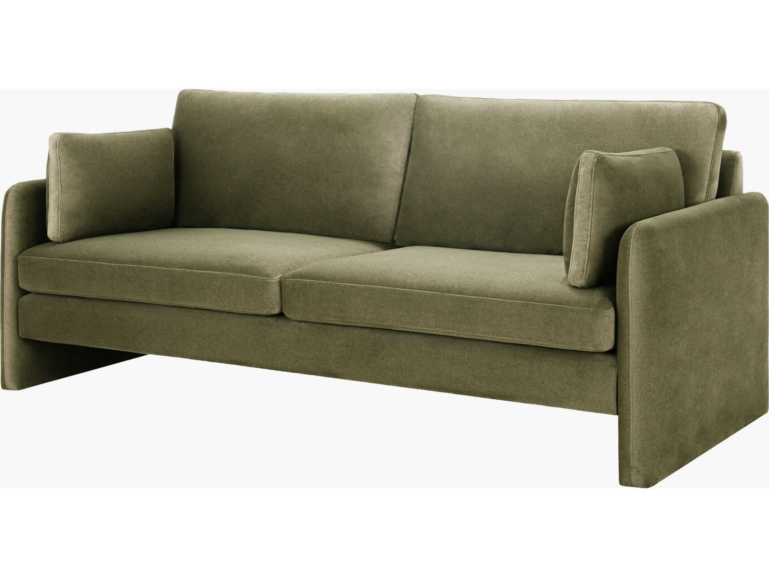 Surya Niya Dark Green Upholstered Sofa