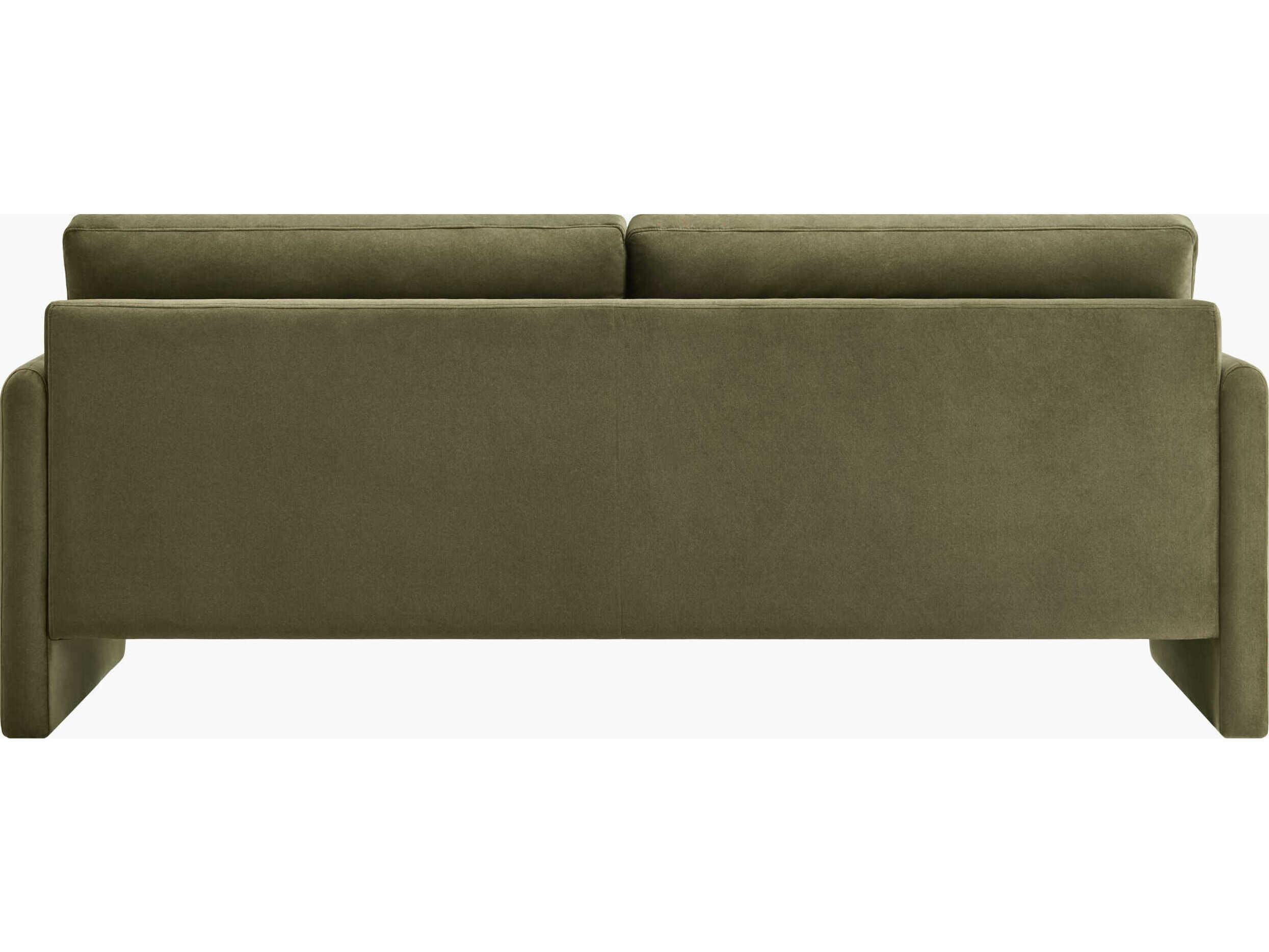 Surya Niya Dark Green Upholstered Sofa
