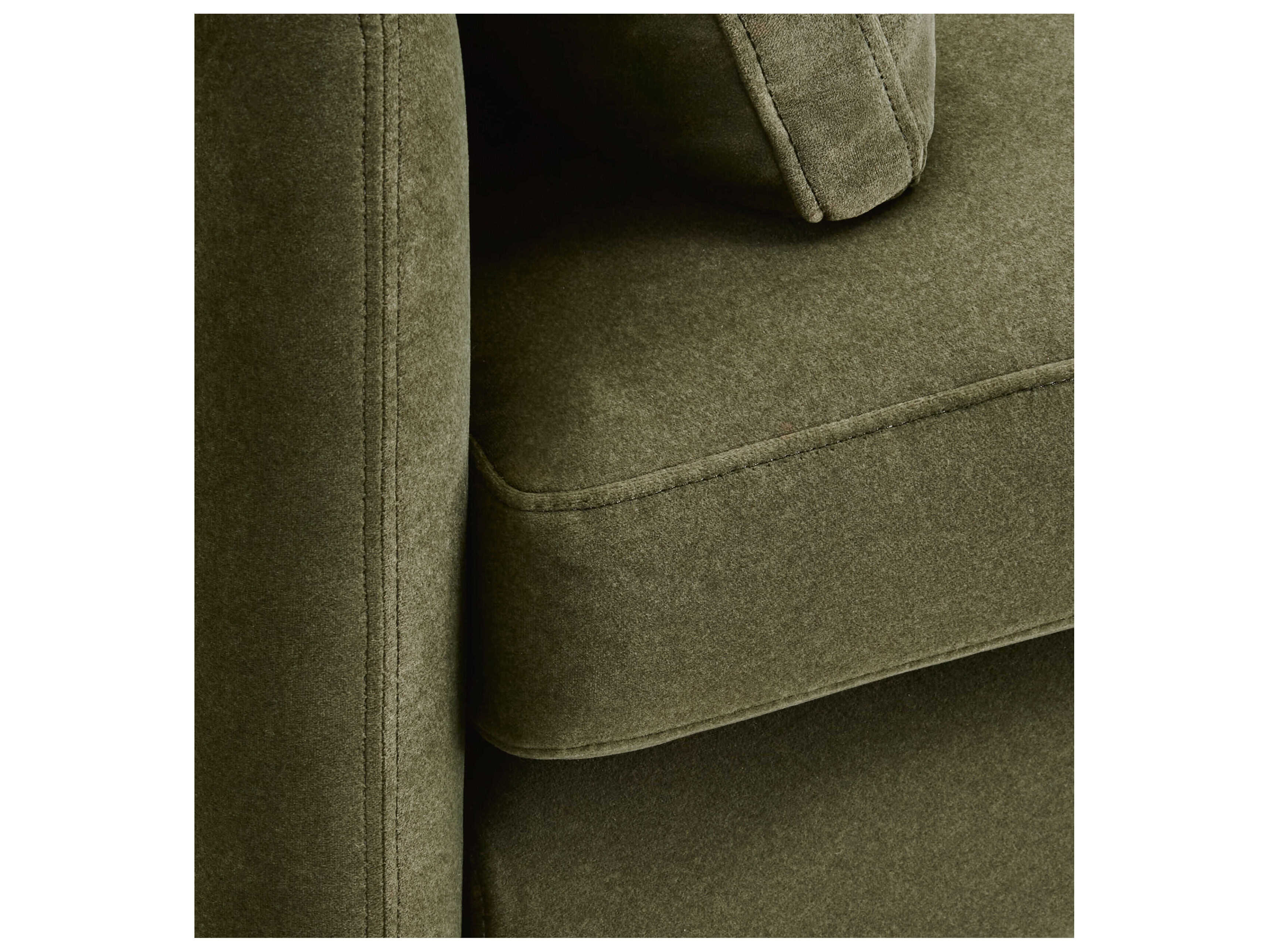 Surya Niya Dark Green Upholstered Sofa