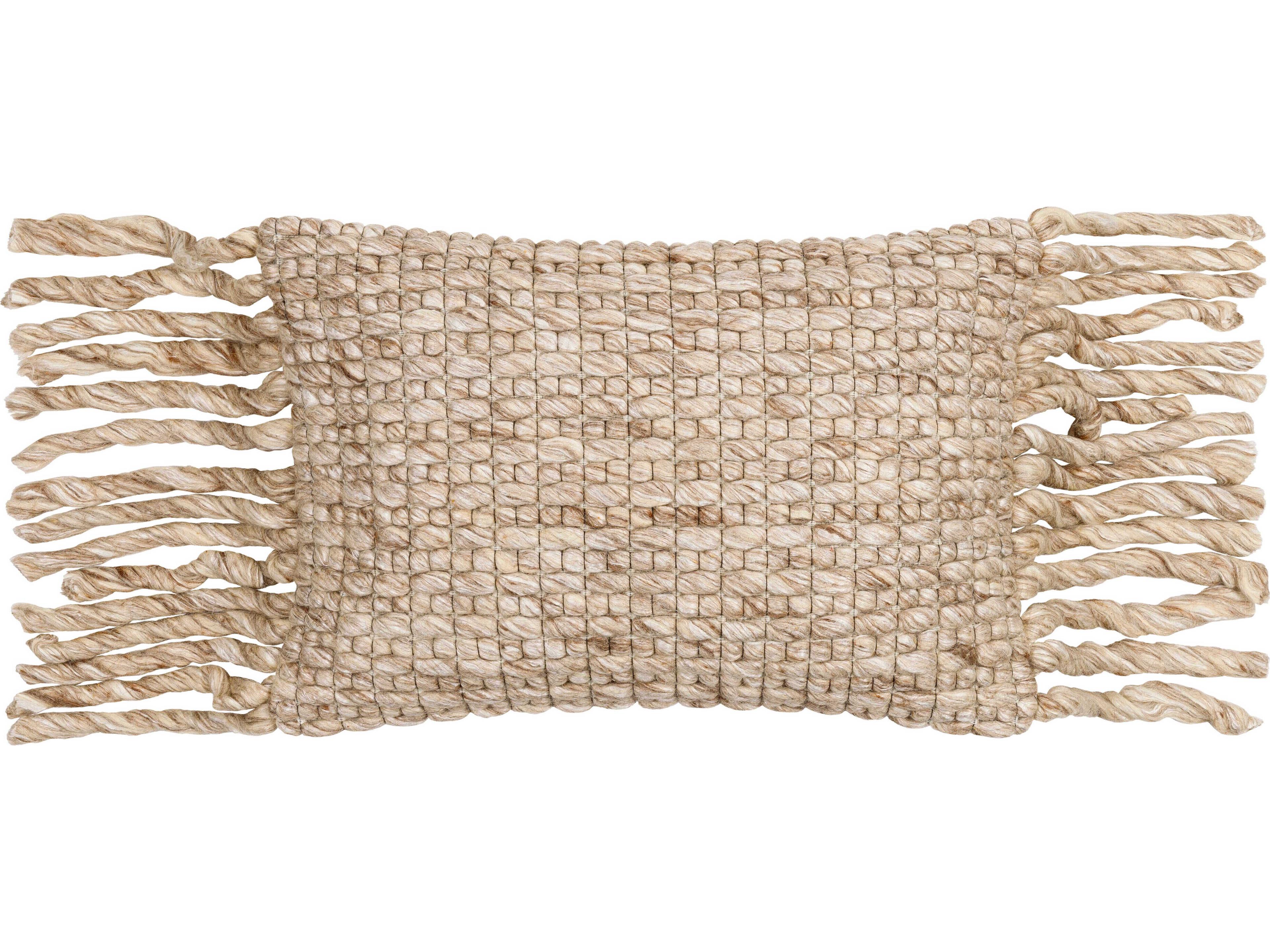 Surya Narvik Brown / Light Beige / Off-White Pillow