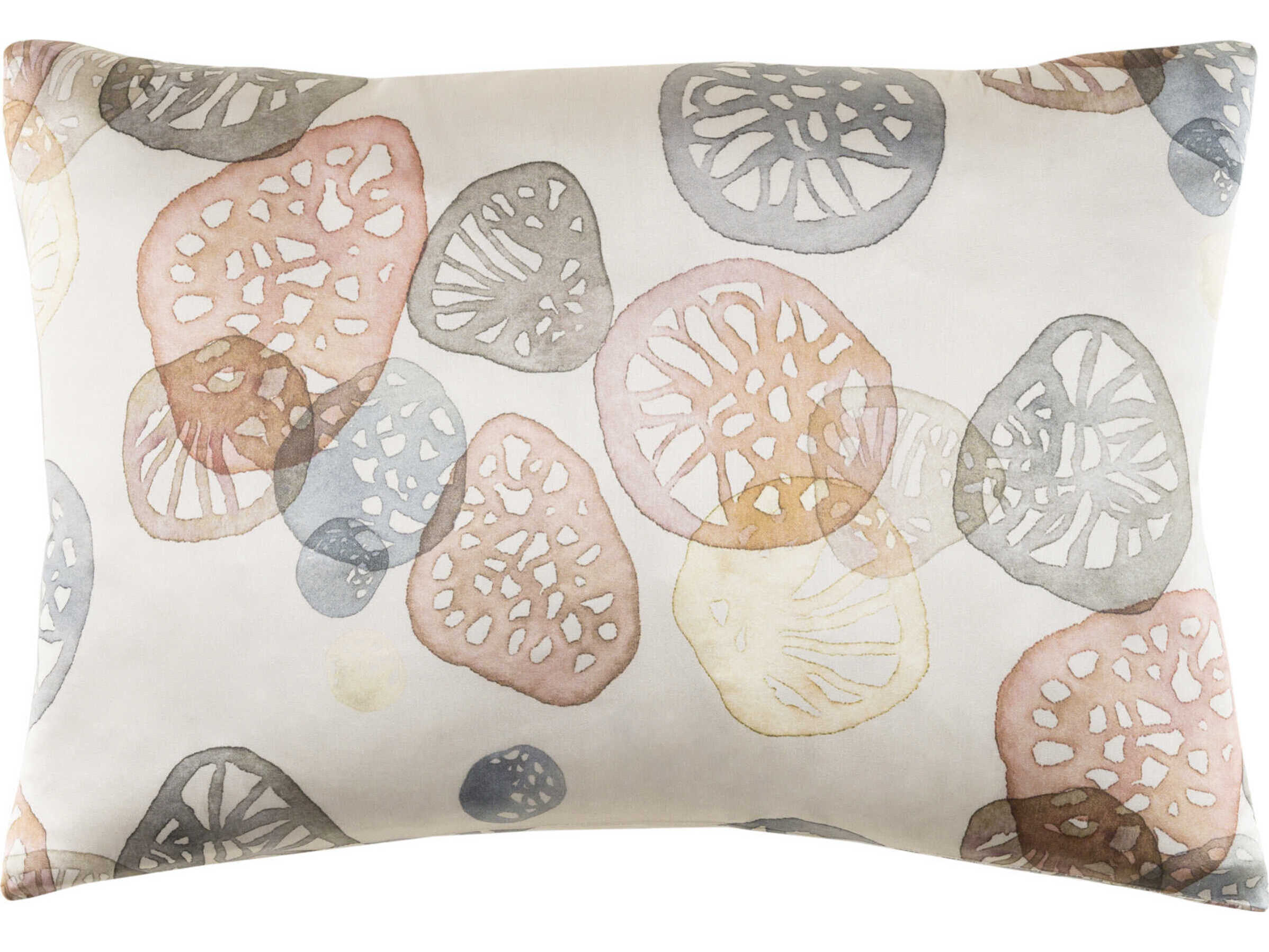 Surya Shell Rummel Sky Blue Pillow