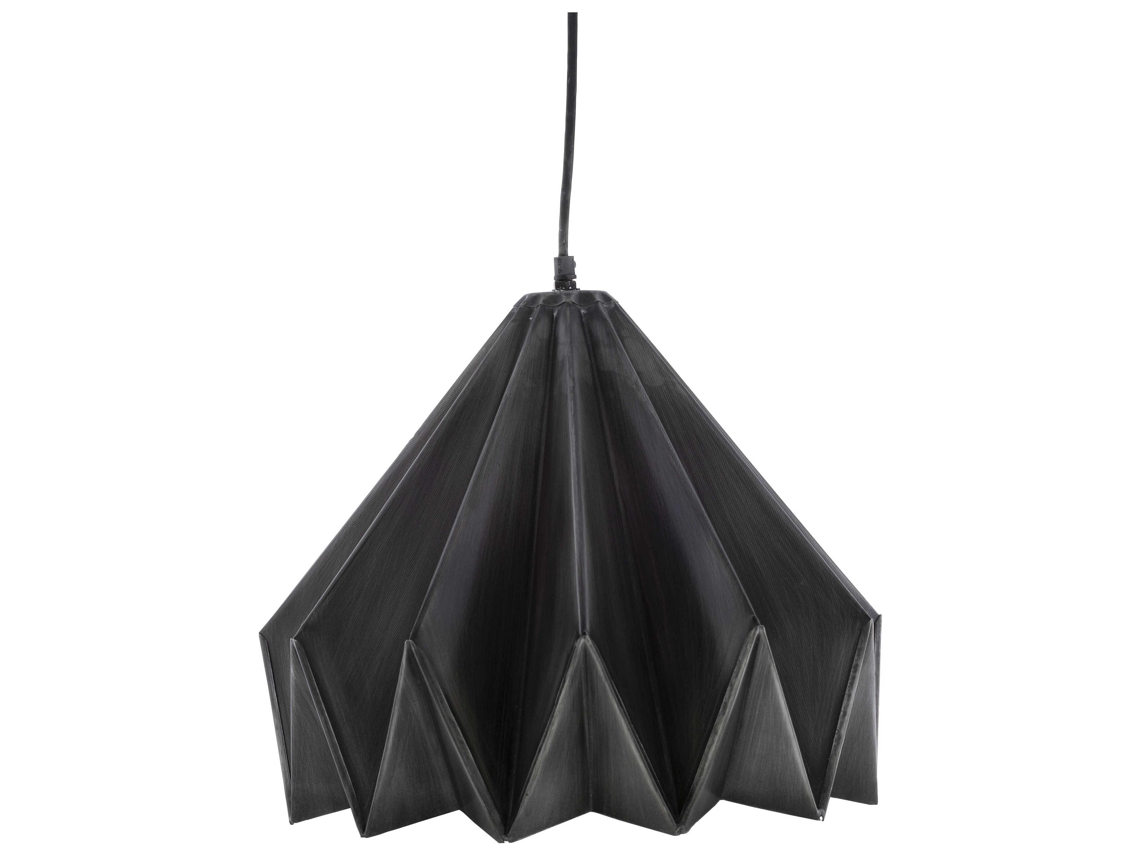 Surya Novara 1-Light Black Geometric Pendant