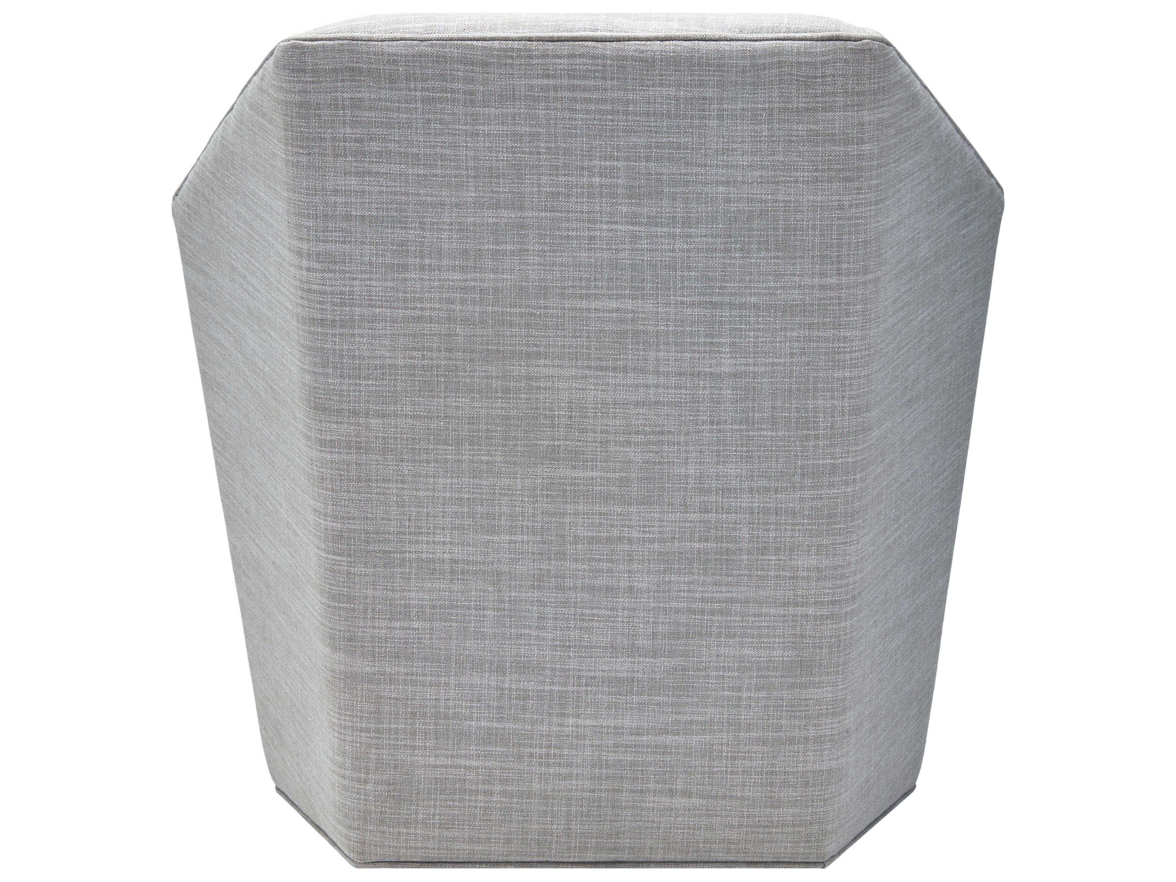 Surya Neve Swivel Gray Accent Chair 