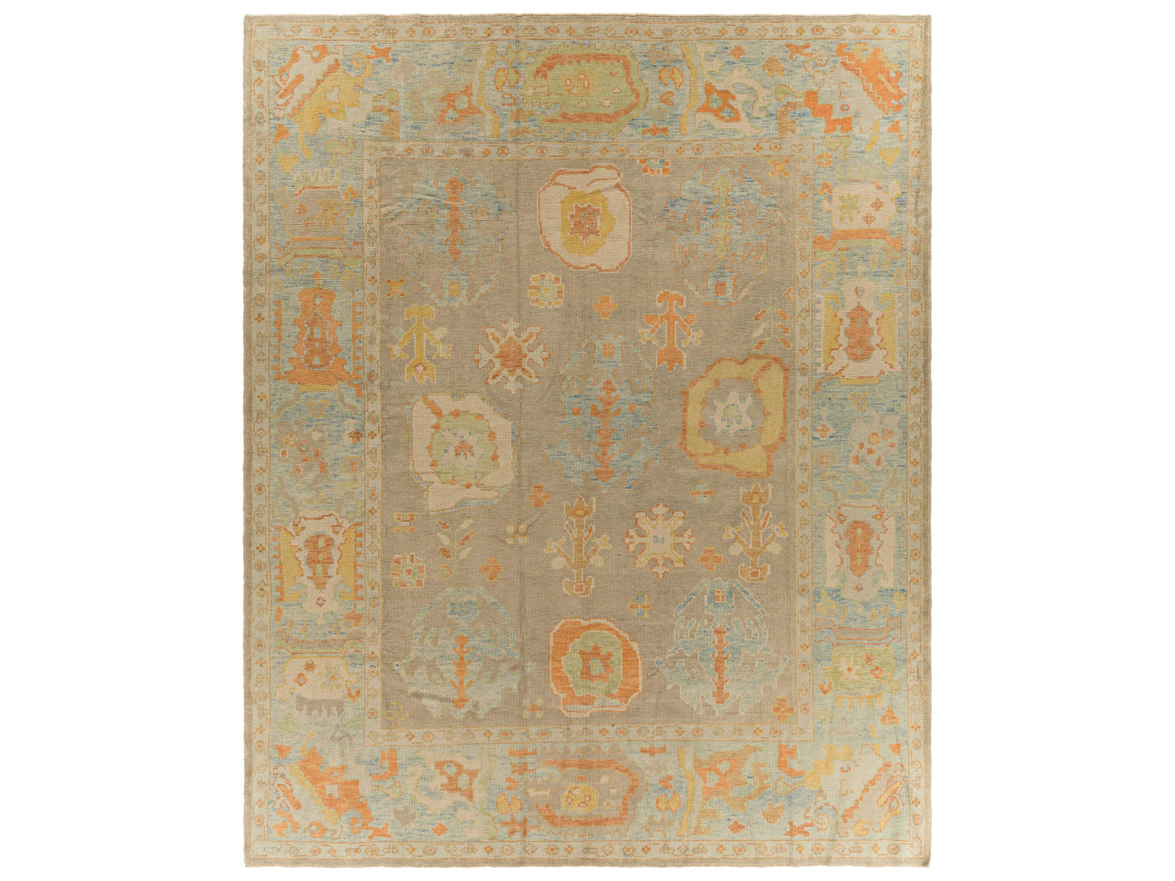 Surya Antique One Of A Kind Bordered Area Rug