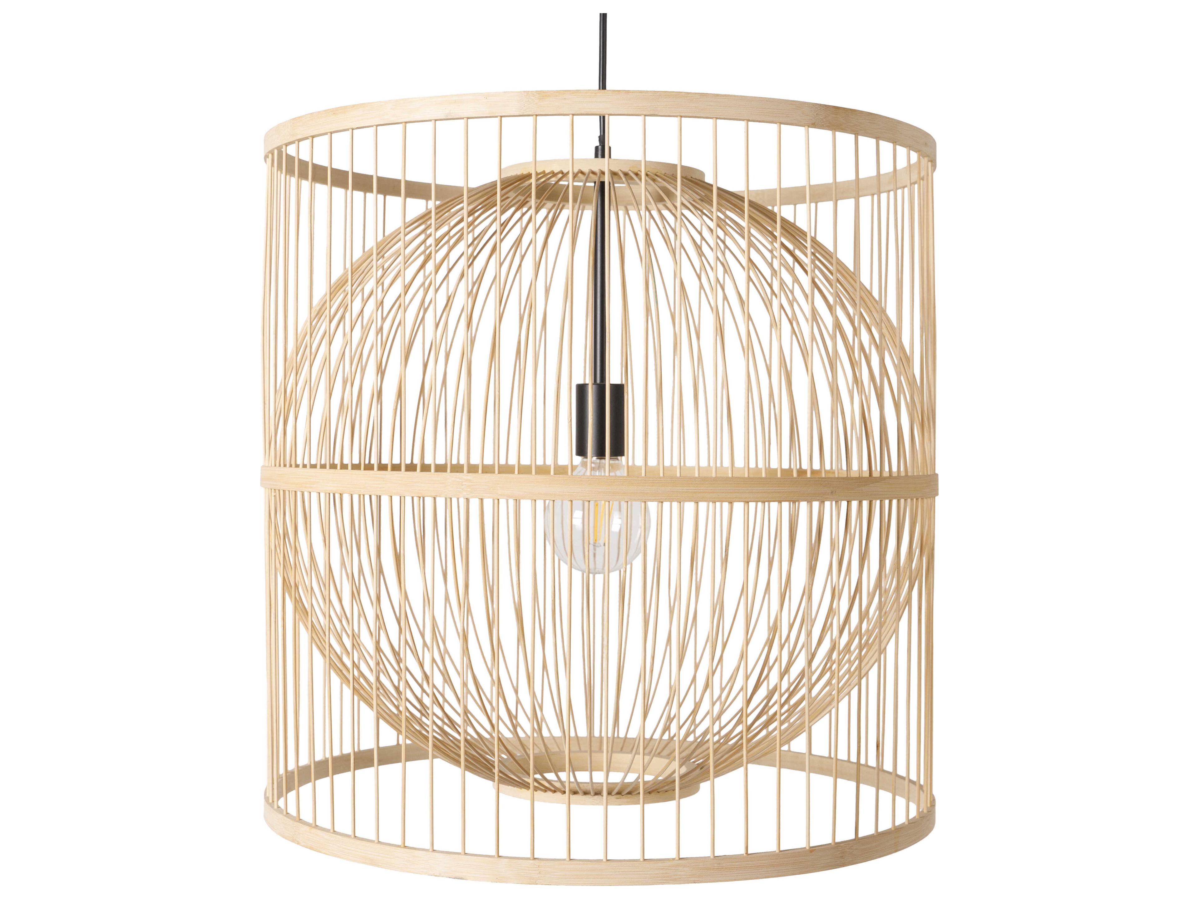 Surya Ornado 1-Light Beige Brown Geometric Pendant