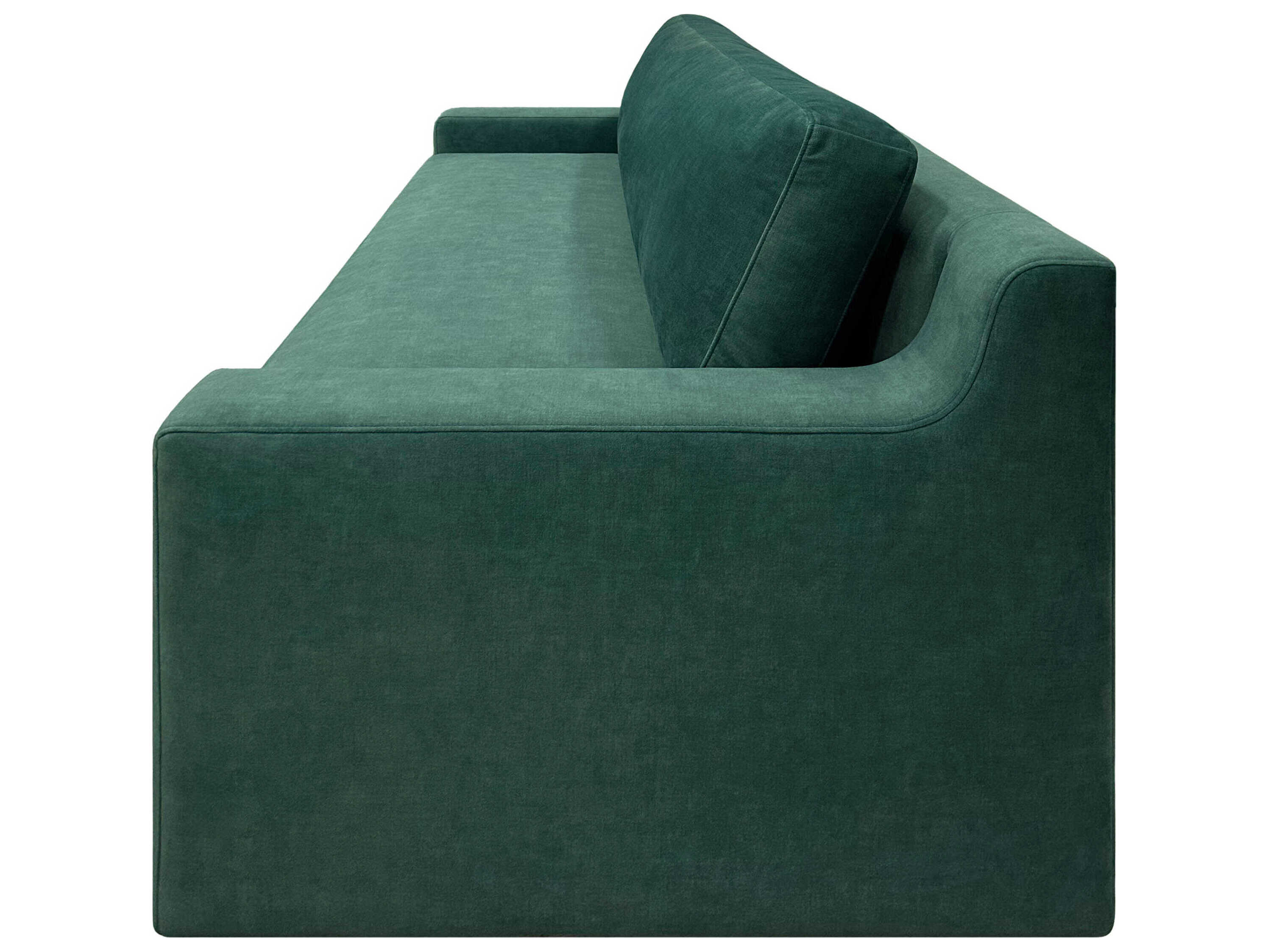 Surya Purcel Teal Brown Green Upholstered Sofa