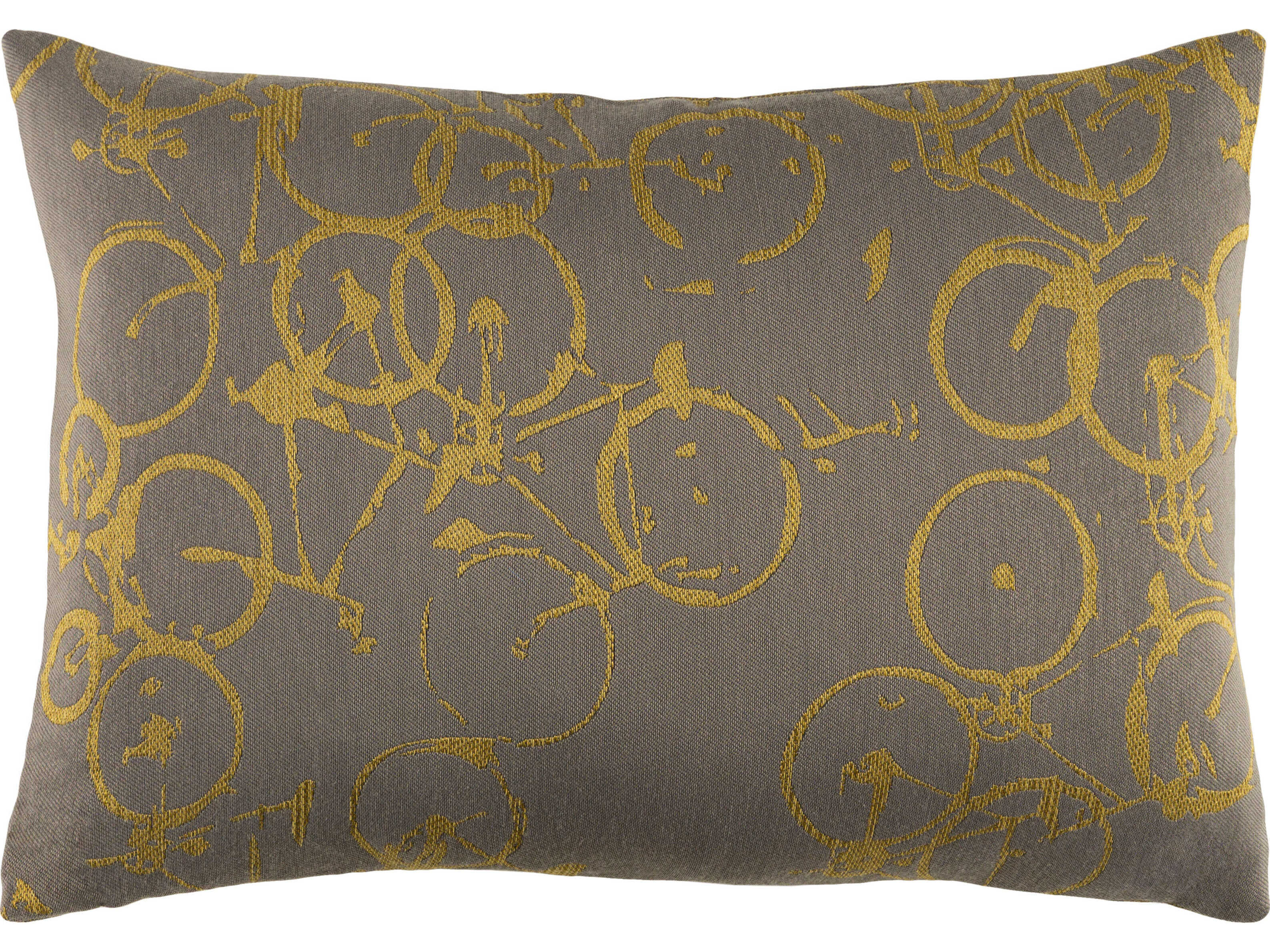 Surya Pedal Power Mustard Pillow
