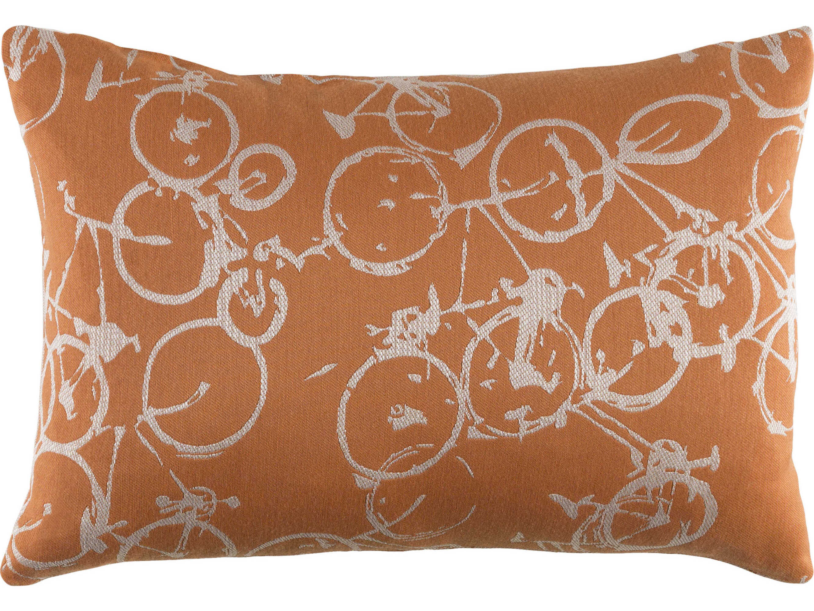 Surya Pedal Power Off-White Pillow