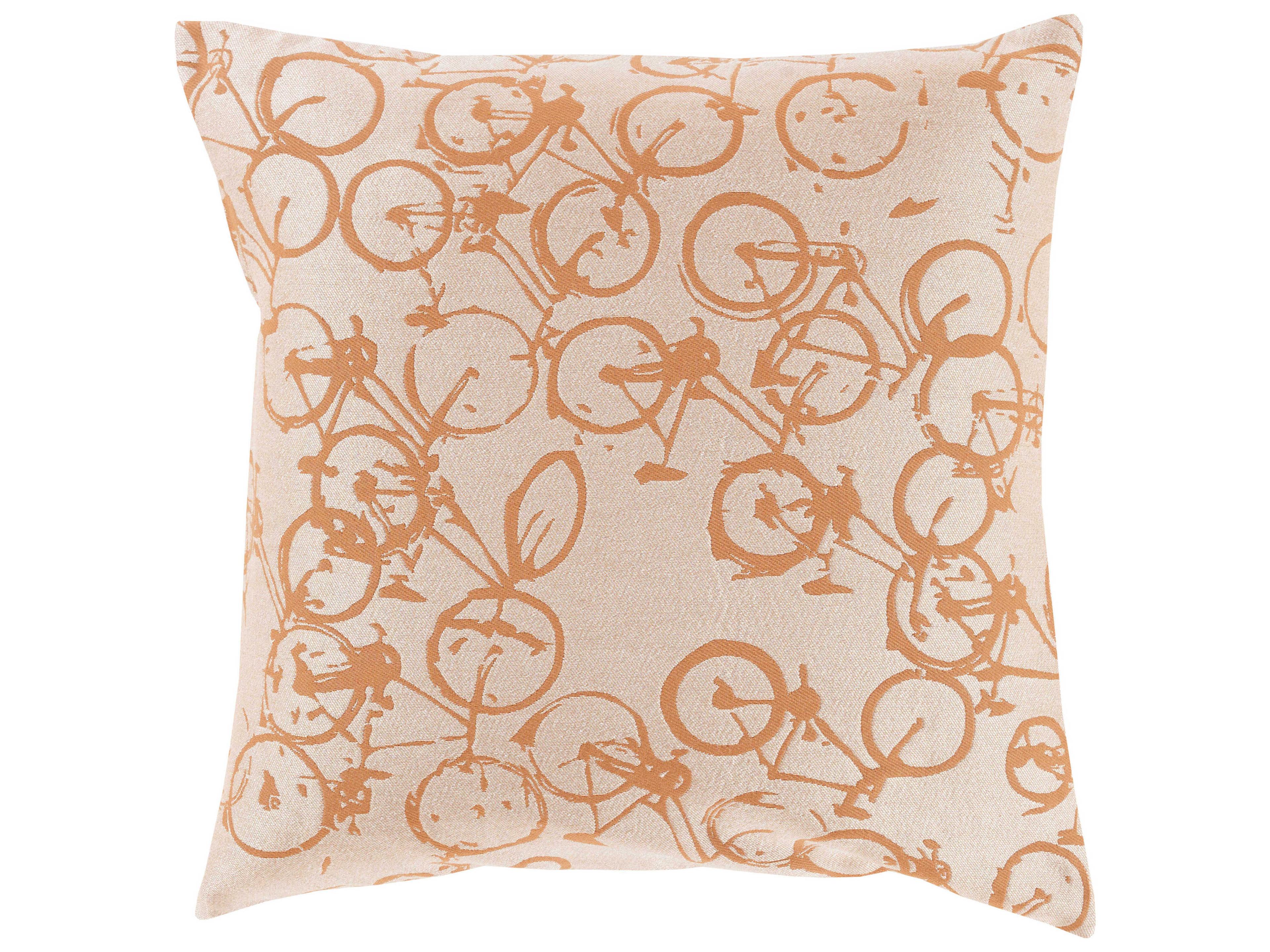 Surya Pedal Power Off-White Pillow