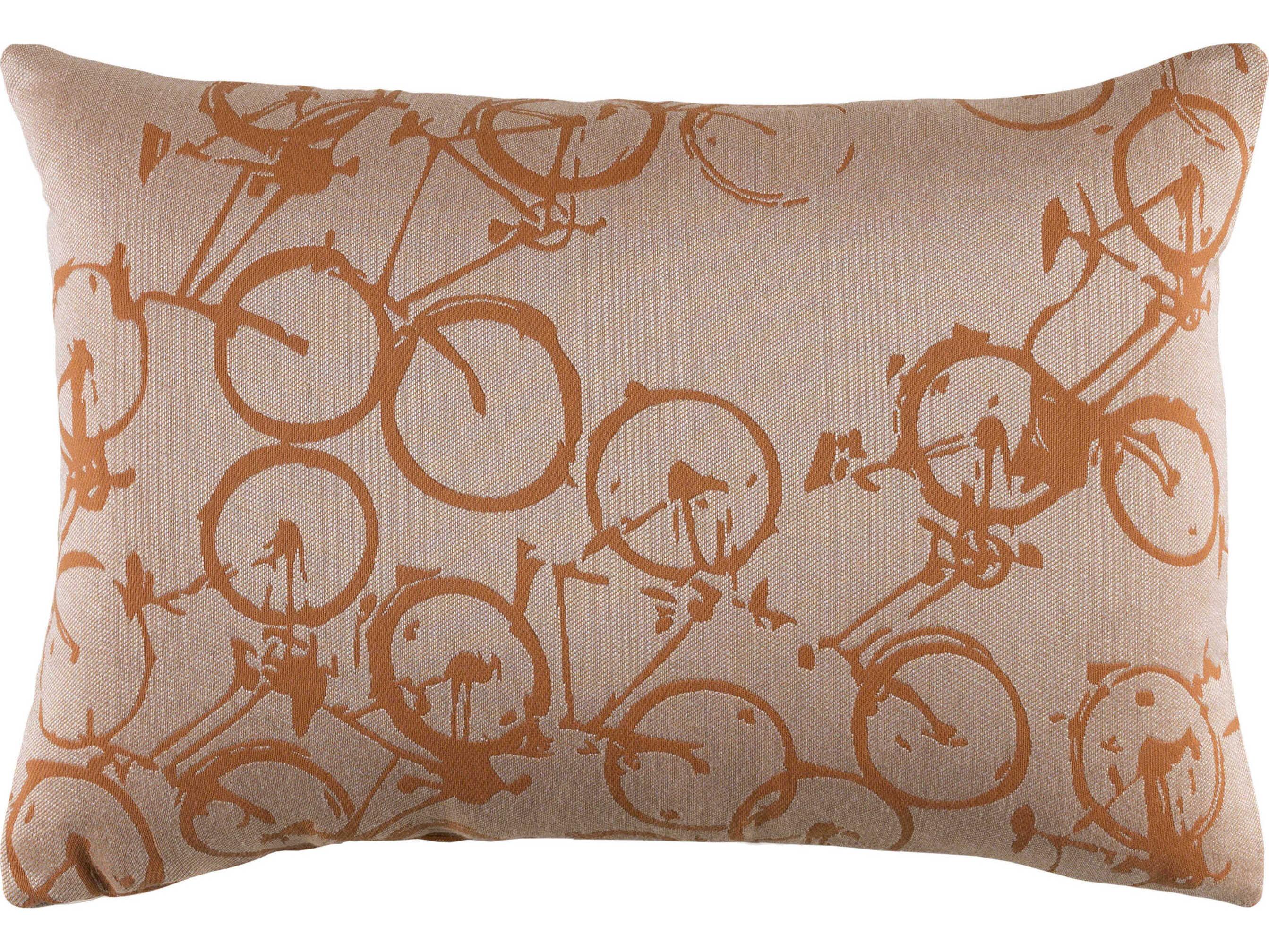 Surya Pedal Power Off-White Pillow