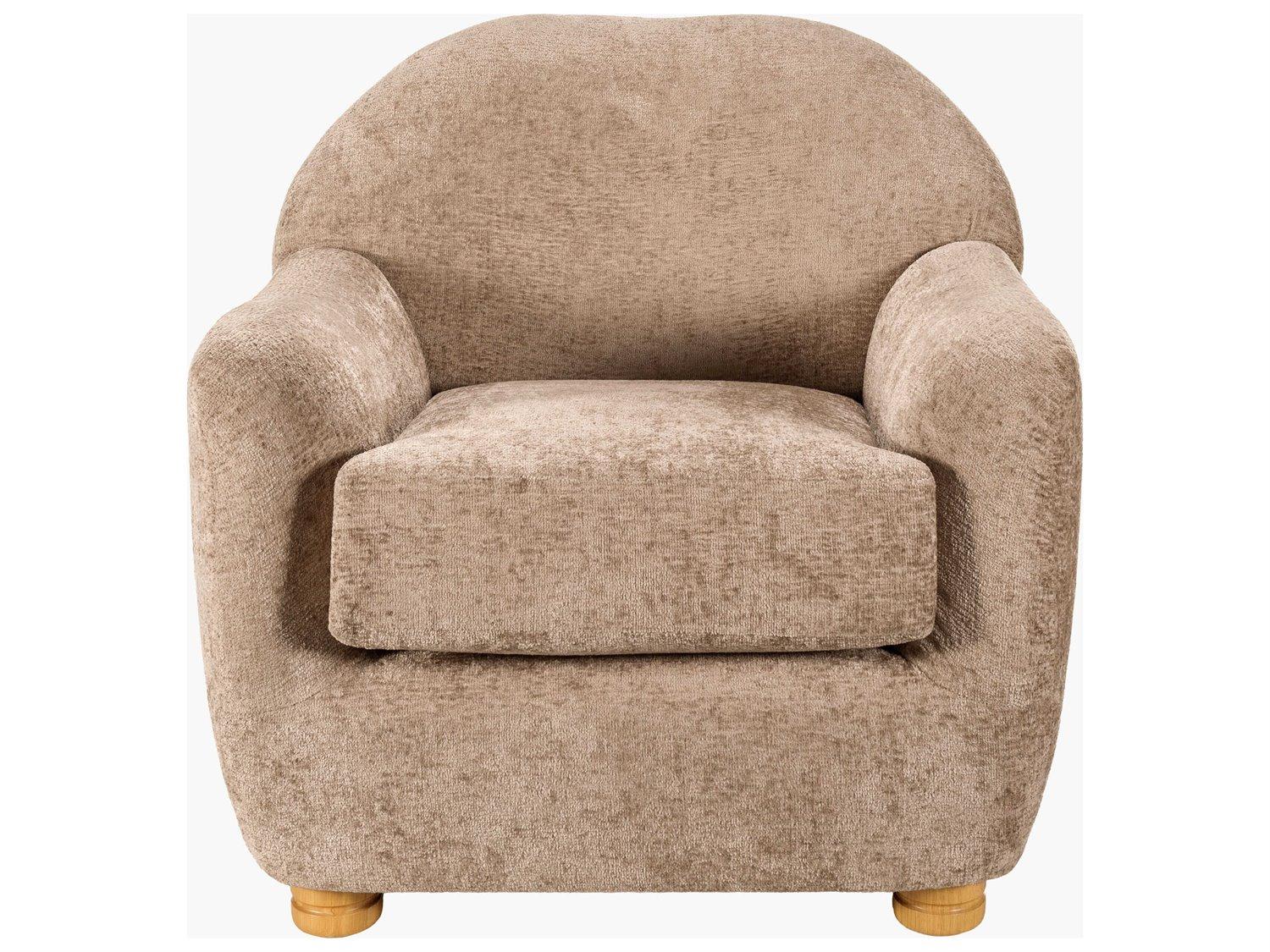 Surya Perch Light Brown Accent Chair