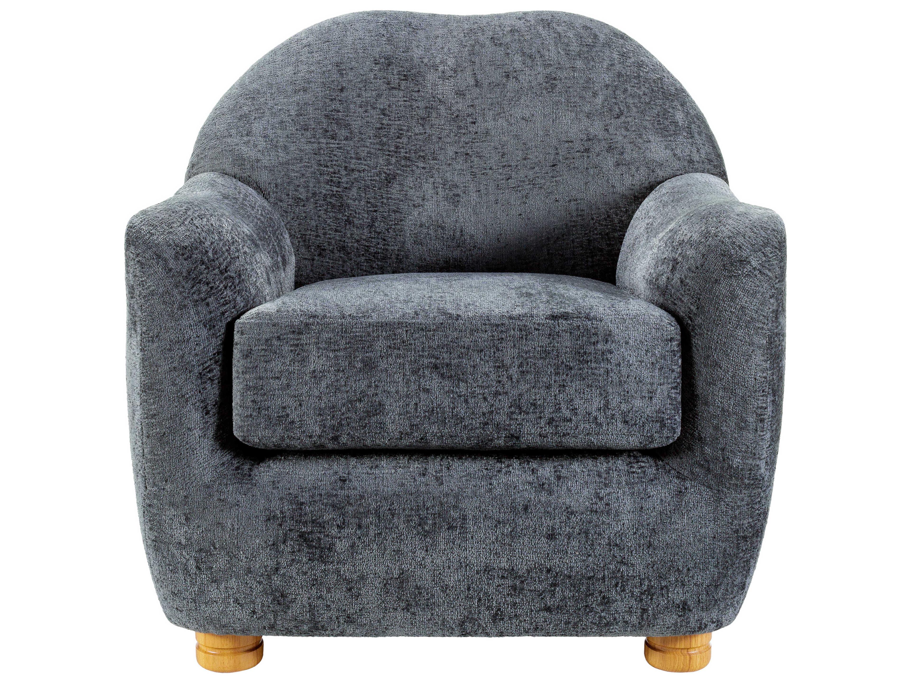 Surya Perch Gray Accent Chair