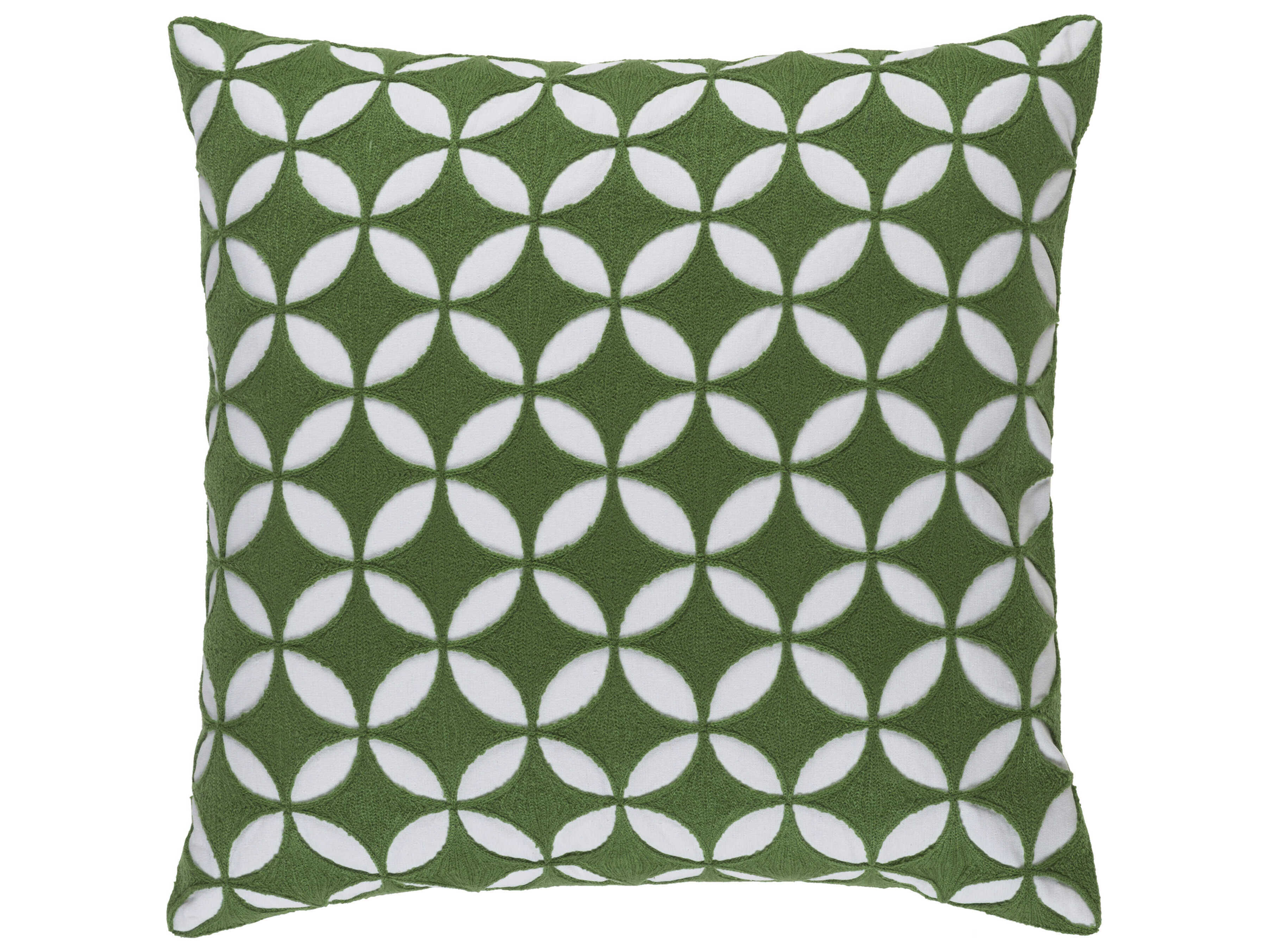 Surya Perimeter Green Pillow