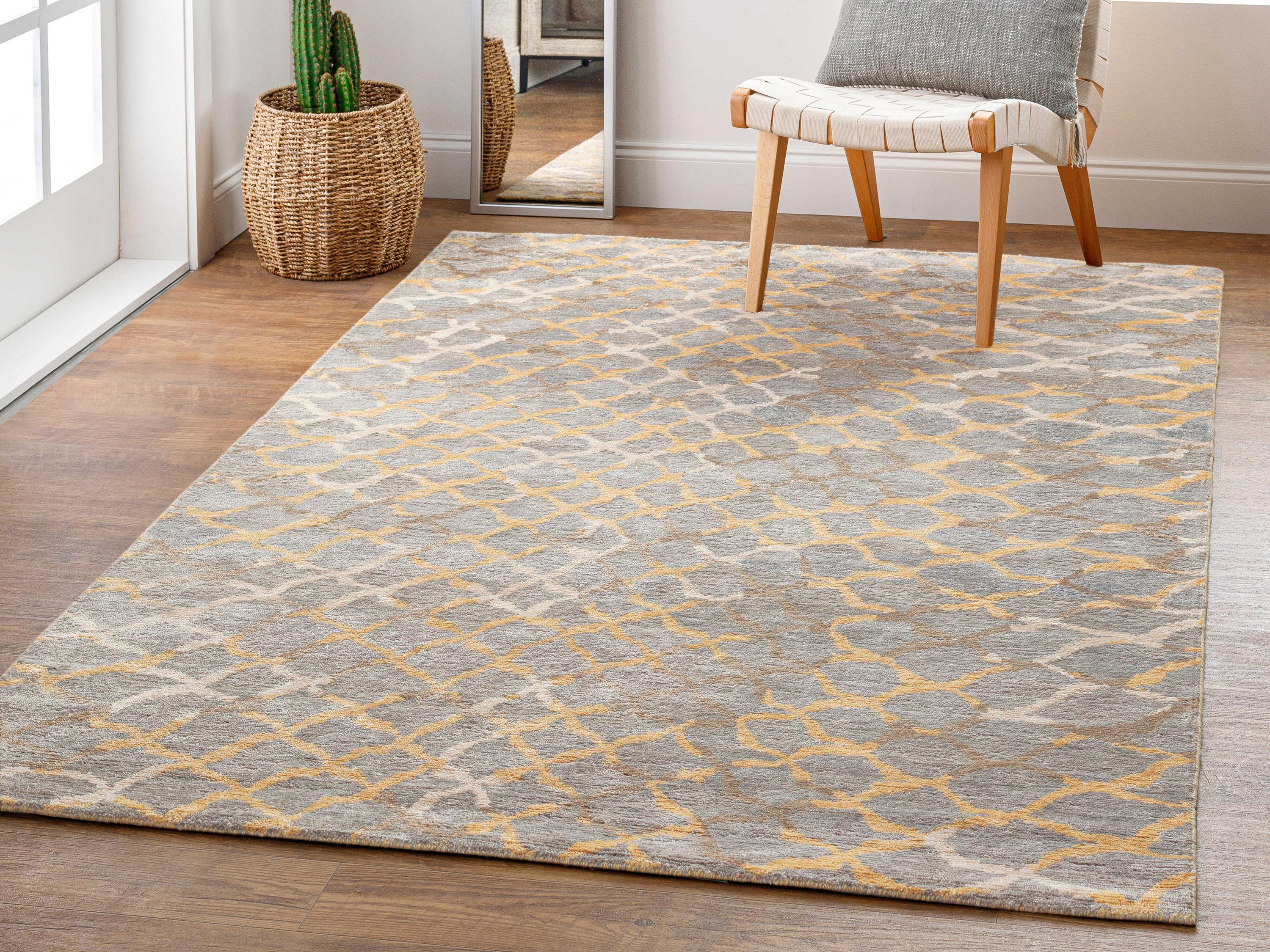 Surya Platinum Animal Print Area Rug