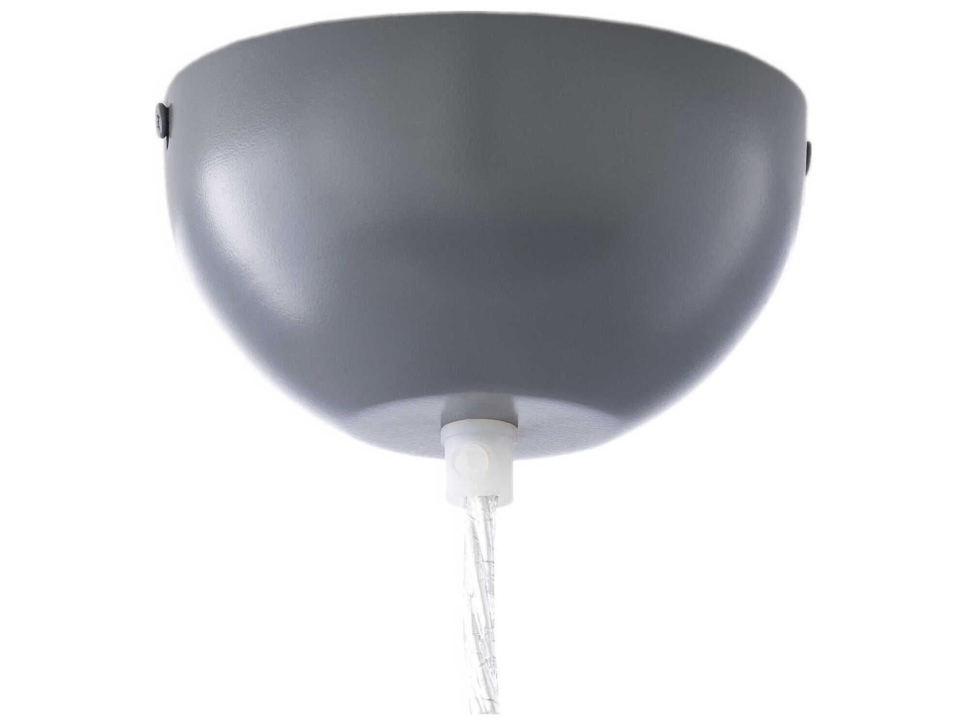 Surya Prismatic 1-Light Gray Black Mini Pendant