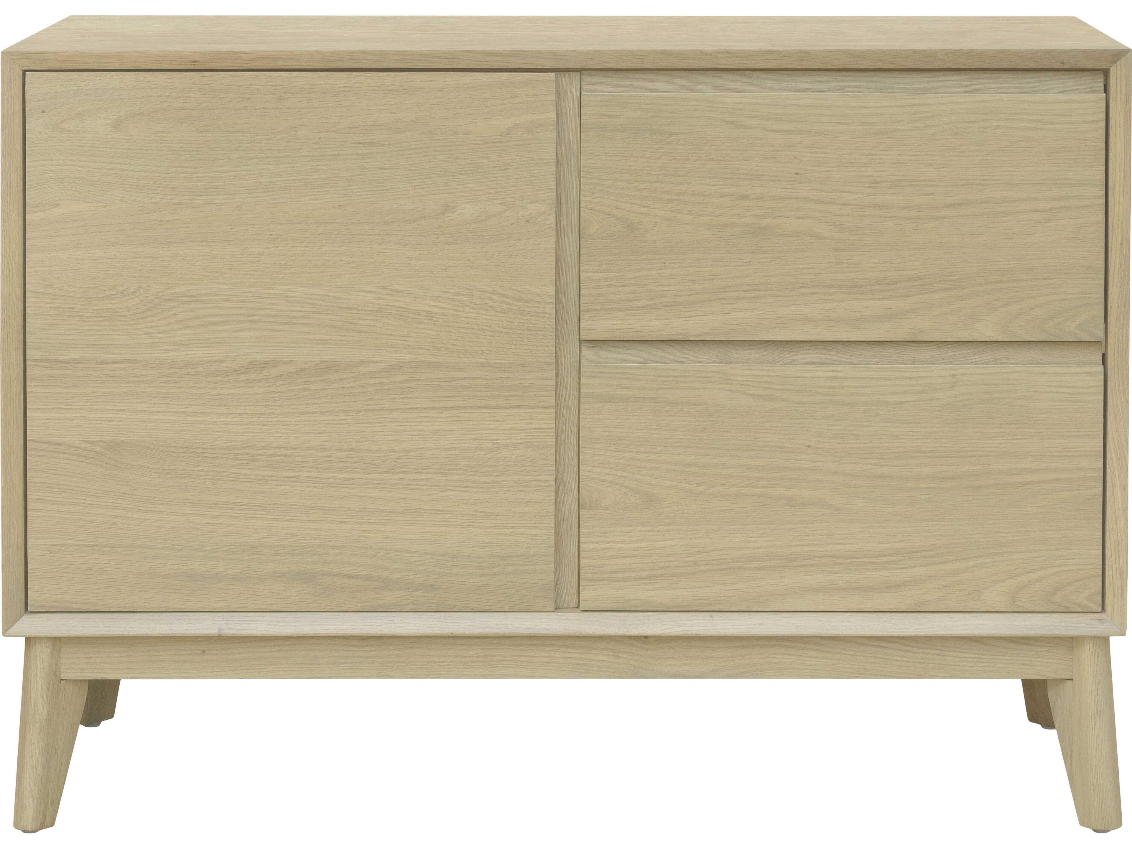 Surya Pryce 44" Oak Wood Brown Sideboard