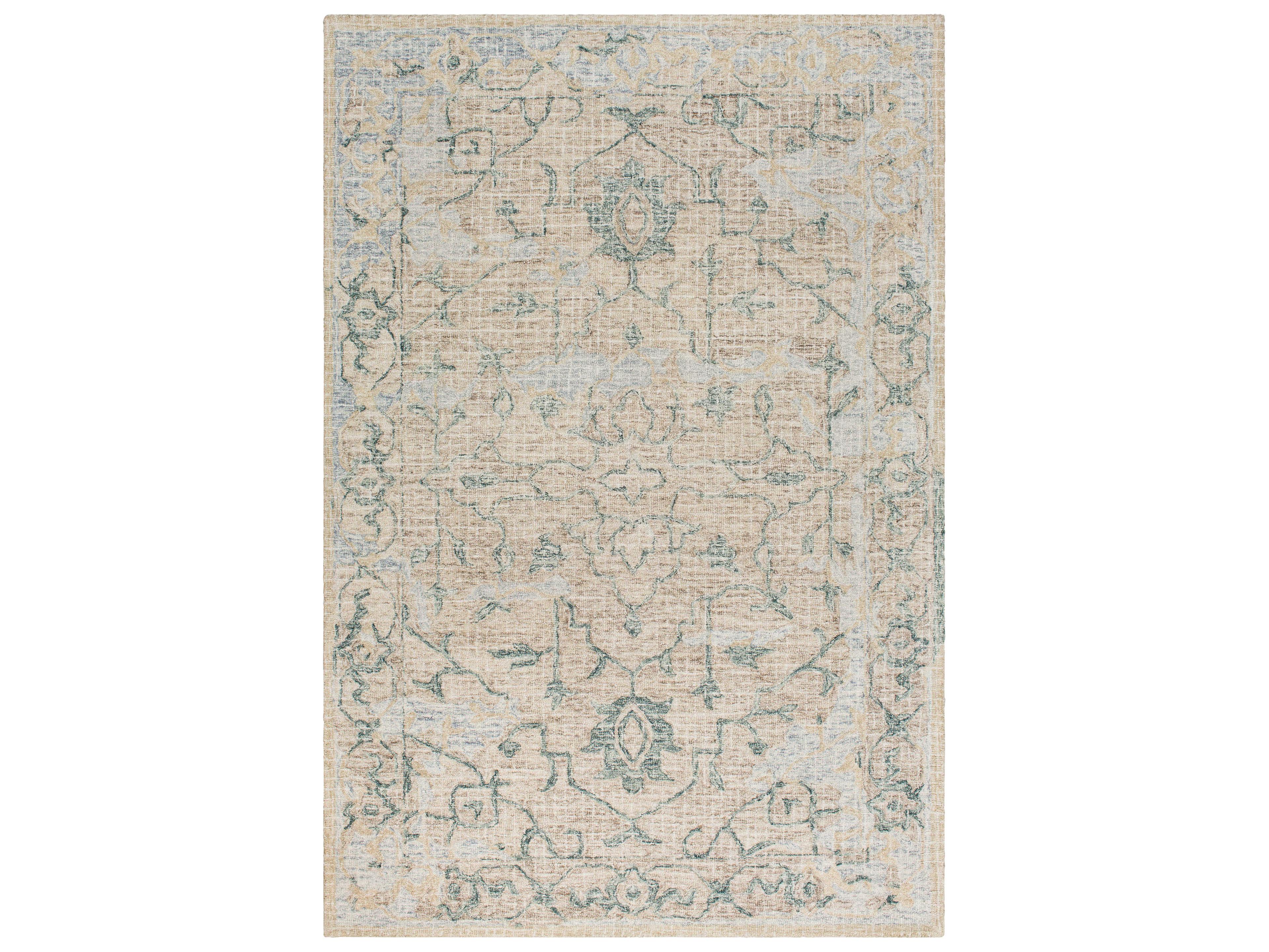 Surya Piastrella Bordered Area Rug