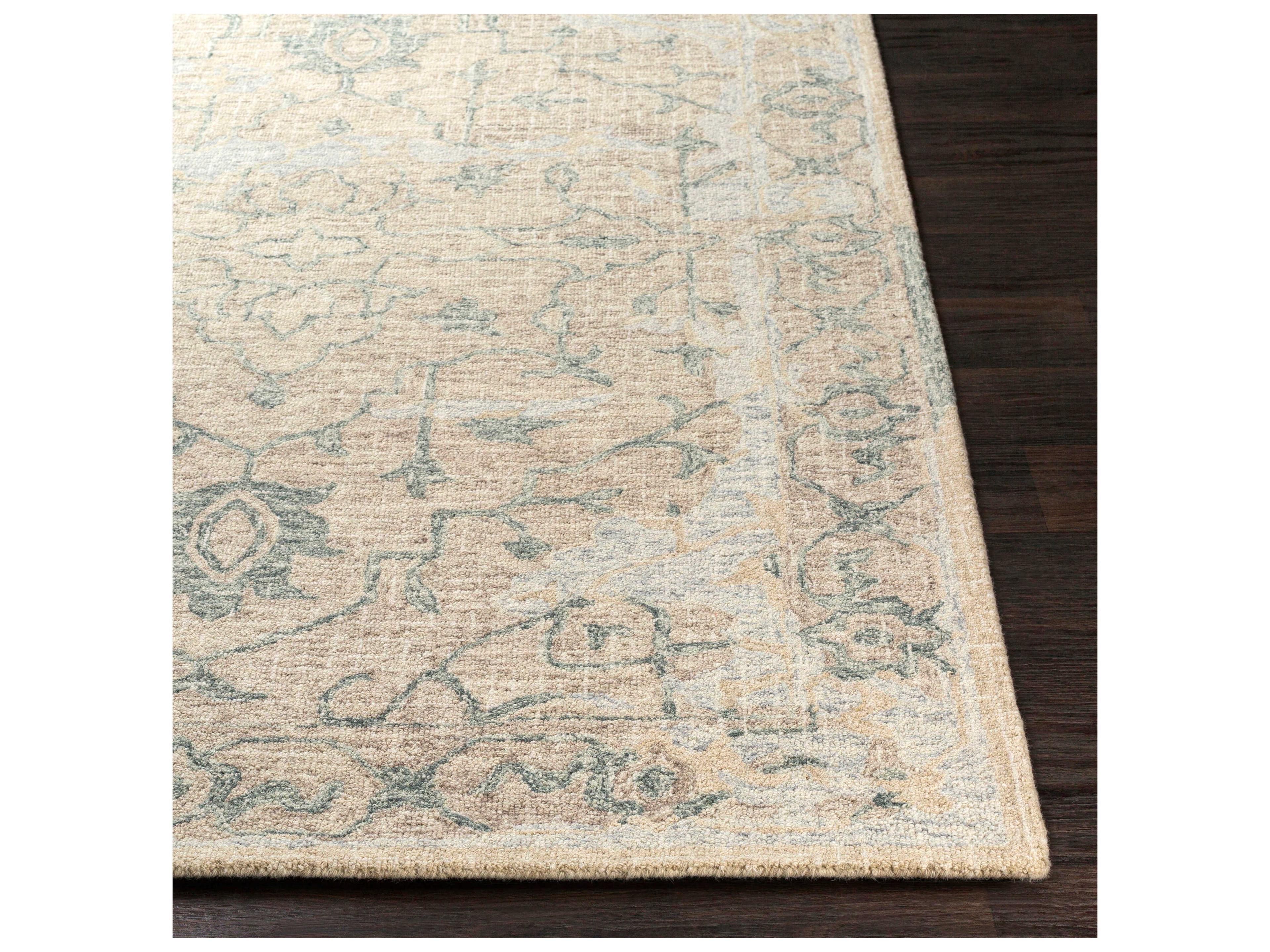 Surya Piastrella Bordered Area Rug