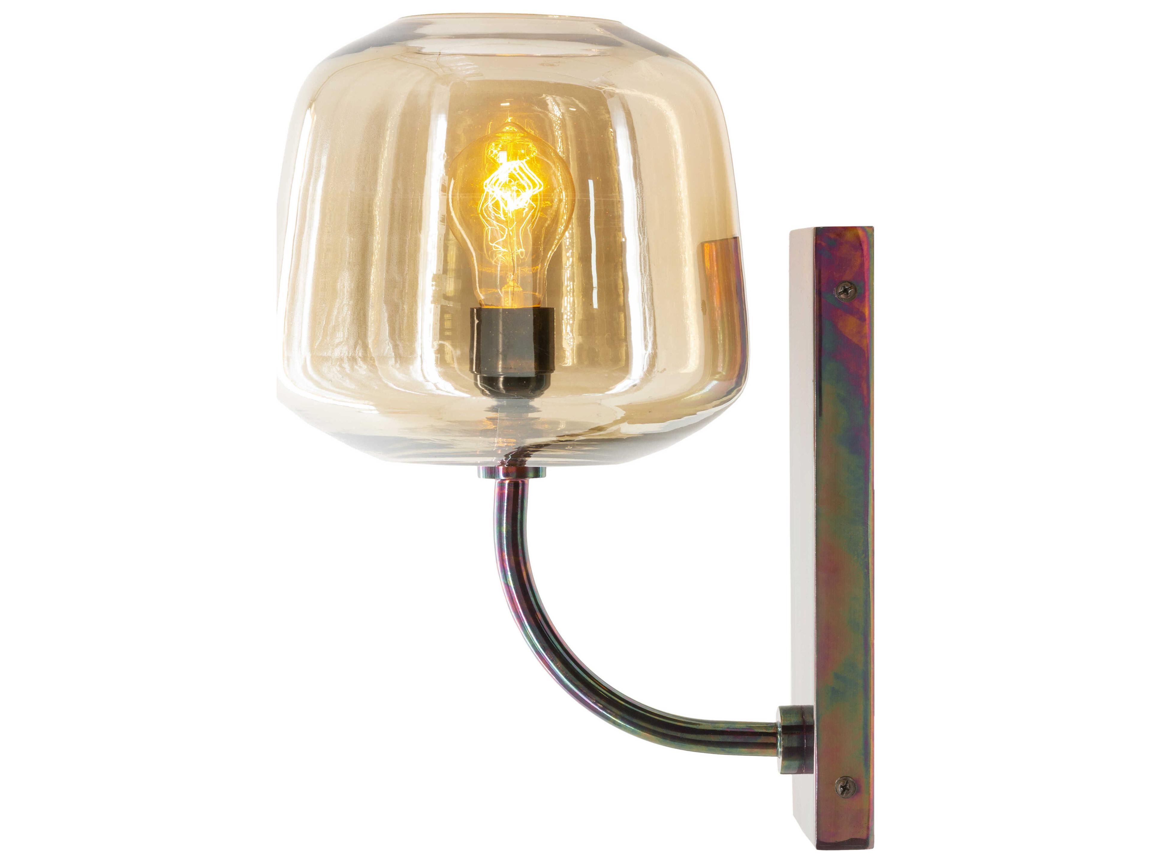 Surya Pavel 1-Light Metallic Bronze Wall Sconce