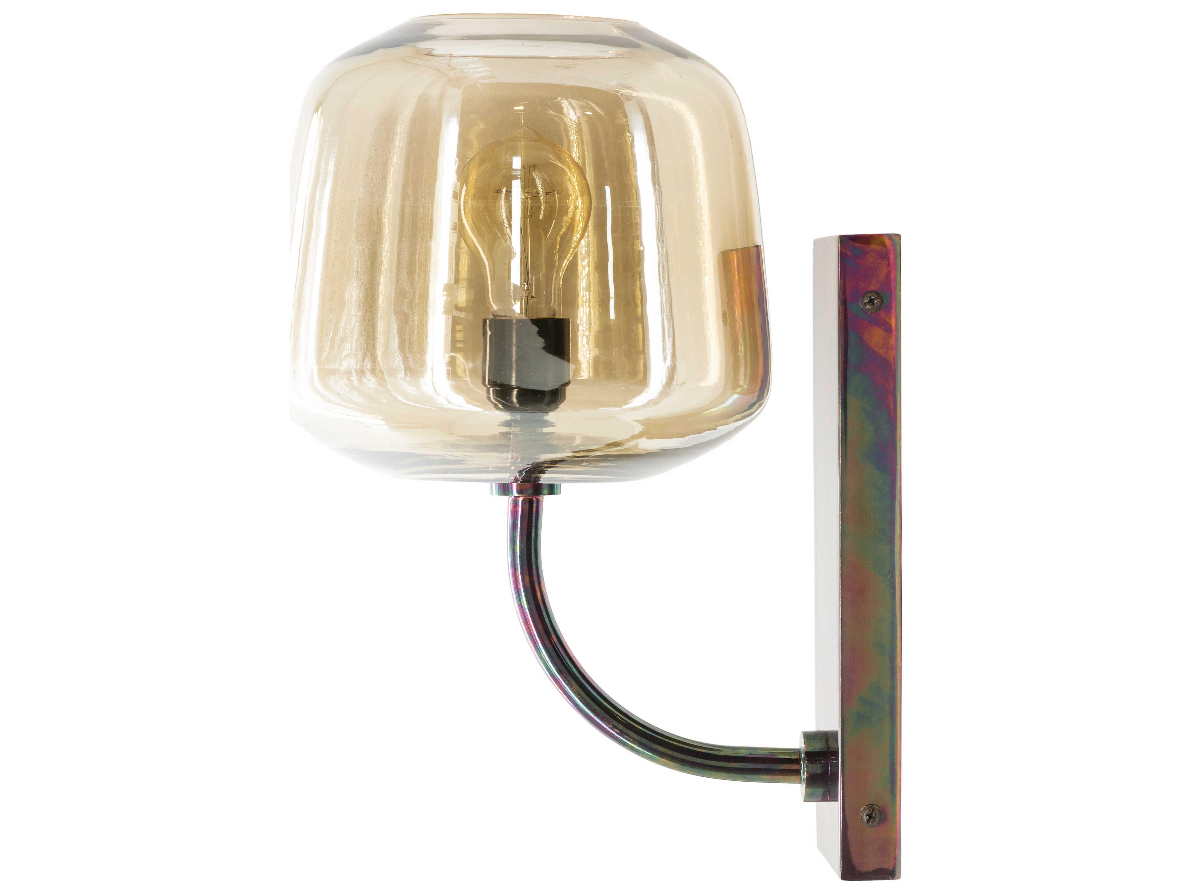 Surya Pavel 1-Light Metallic Bronze Wall Sconce