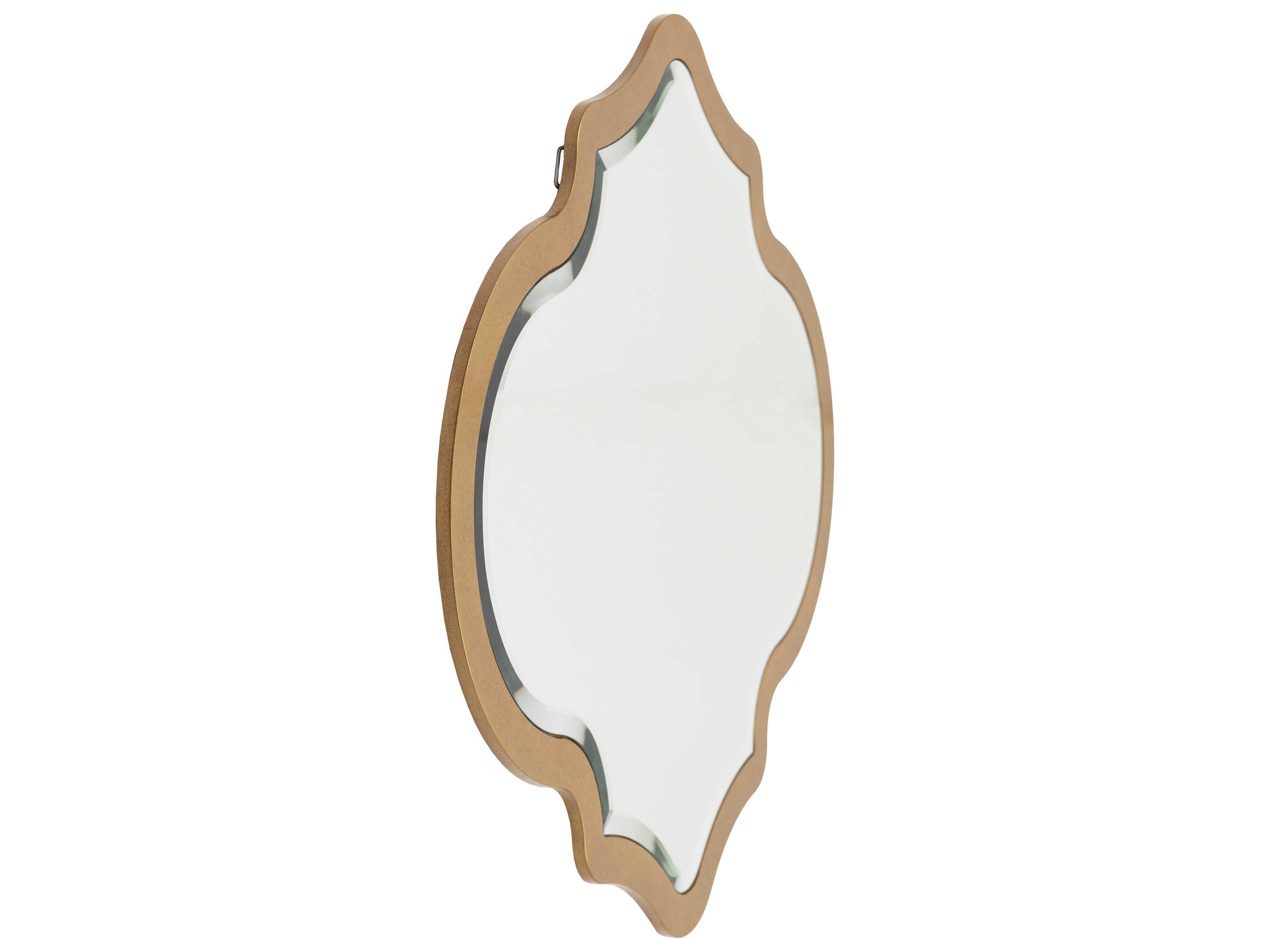 Surya Quatrefoil Gold Wall Mirror