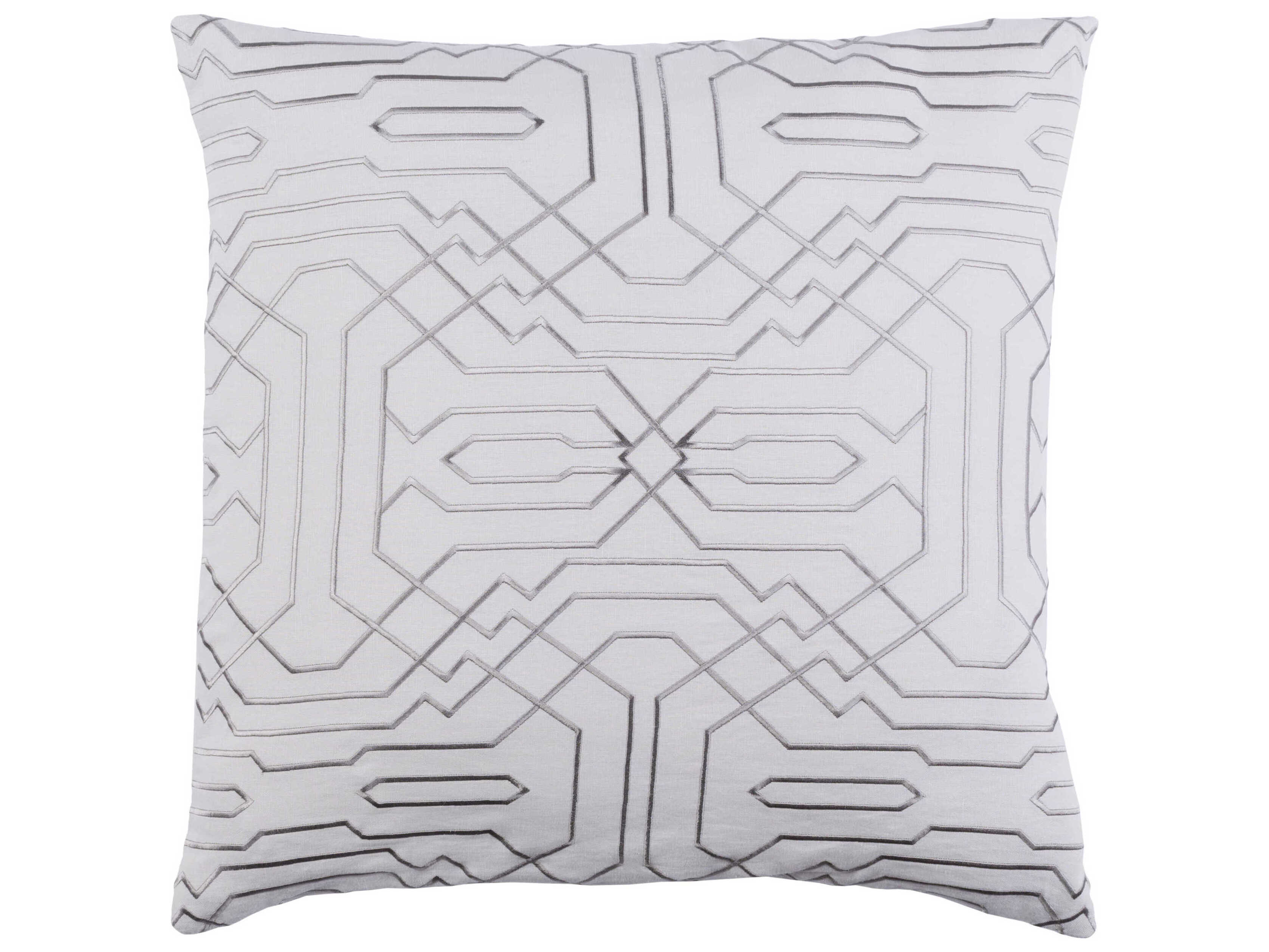 Surya Alexander Wyly Ridgewood Light Gray Pillow